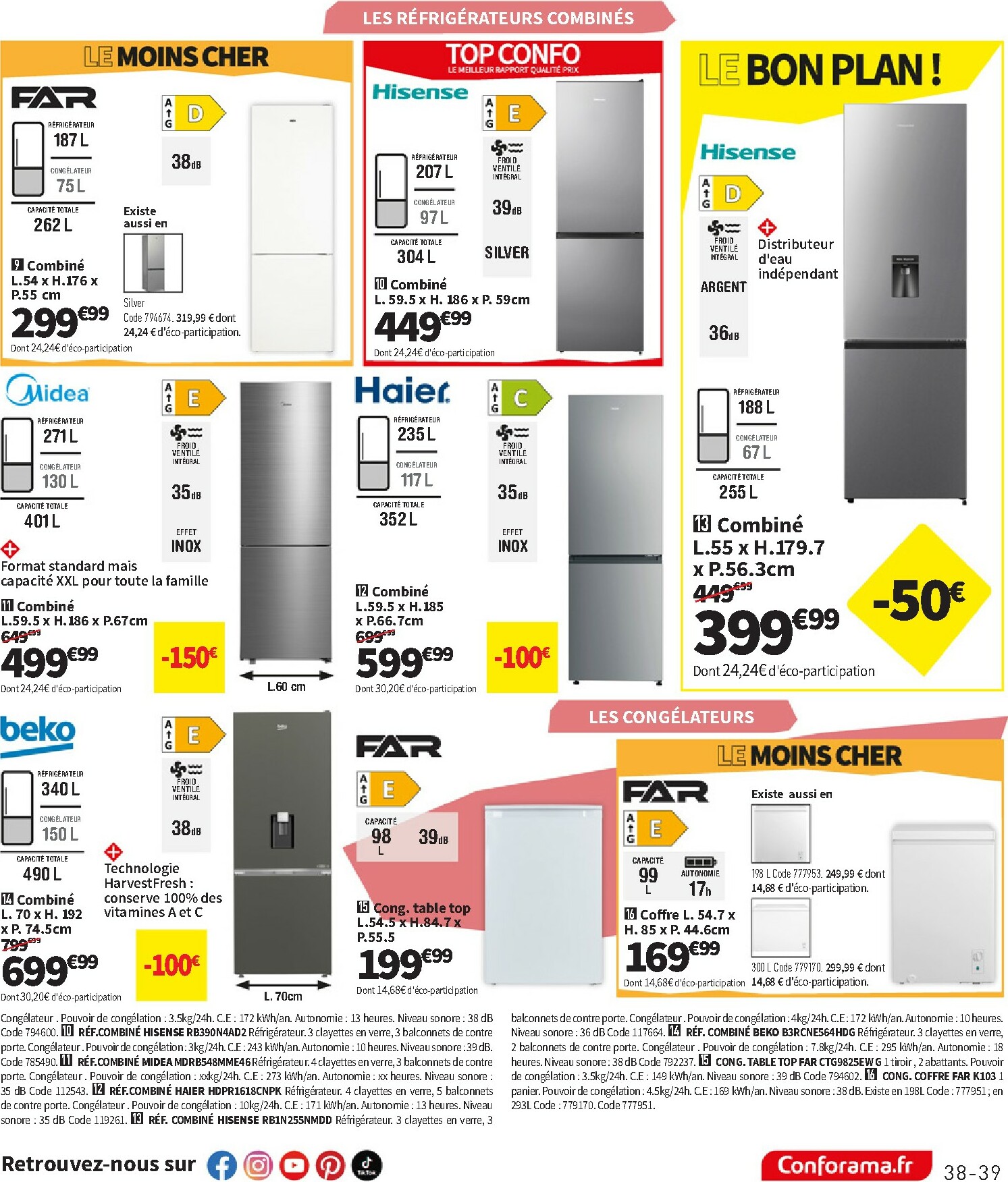 conforama - Catalogue Conforama valable du 23/12 au 26/01 - page: 39