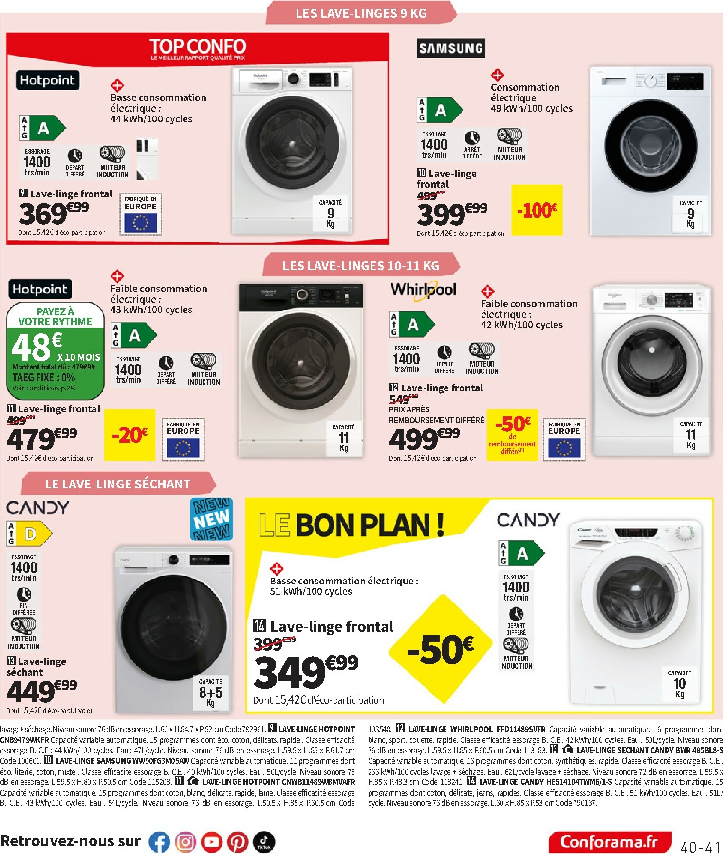 conforama - Catalogue Conforama valable du 23/12 au 26/01 - page: 41