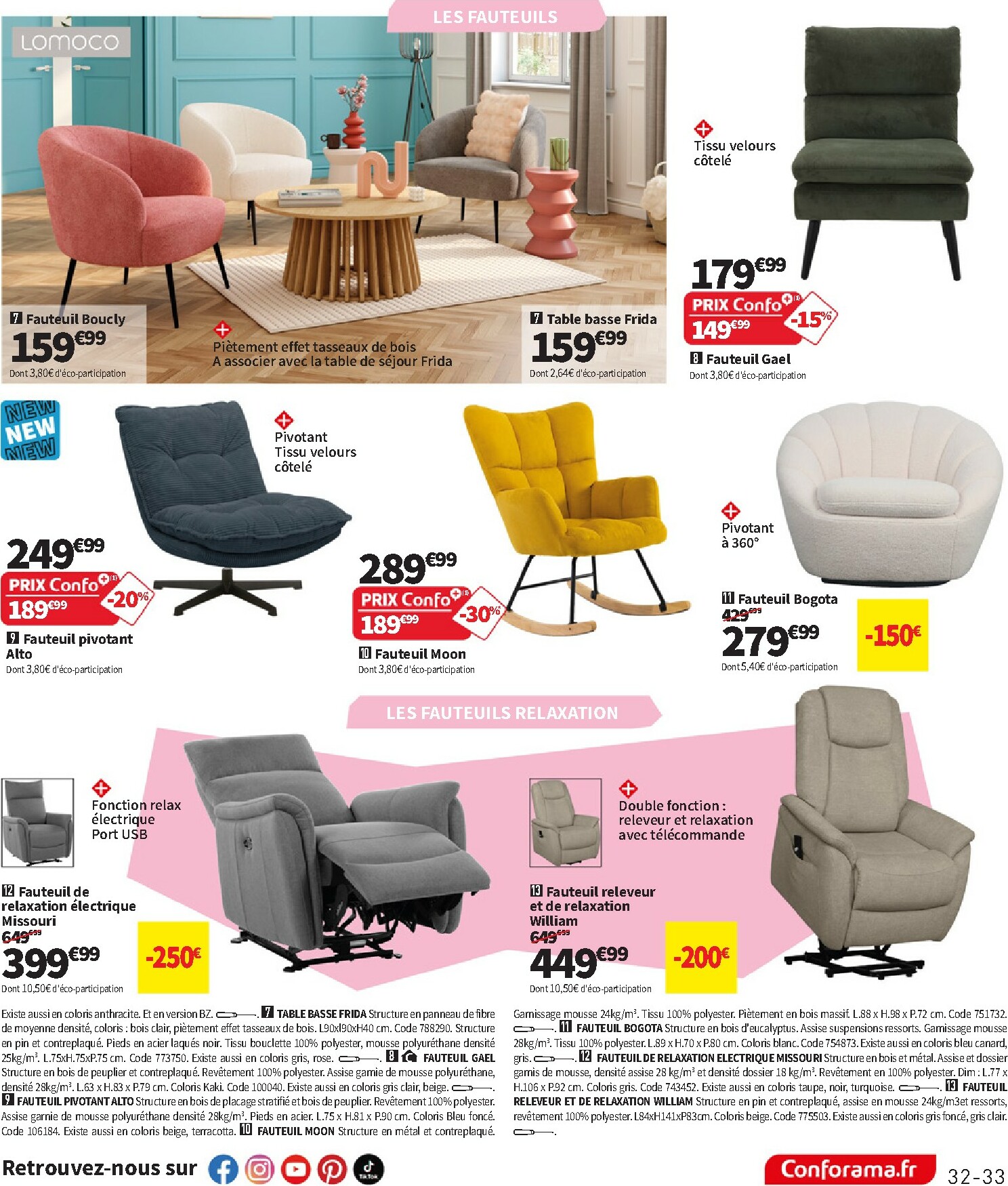 conforama - Catalogue Conforama valable du 23/12 au 26/01 - page: 33