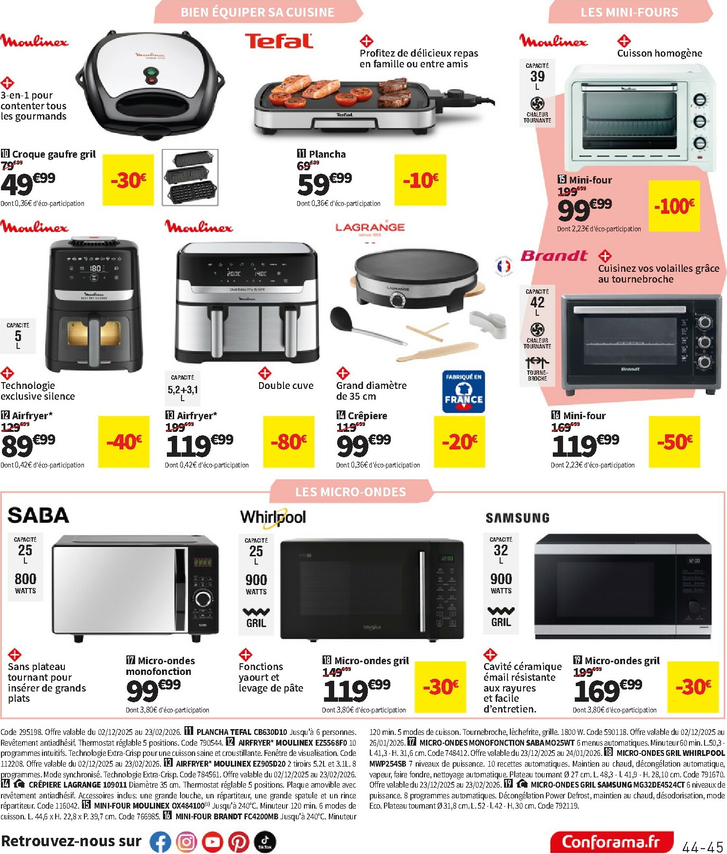 conforama - Catalogue Conforama valable du 23/12 au 26/01 - page: 45