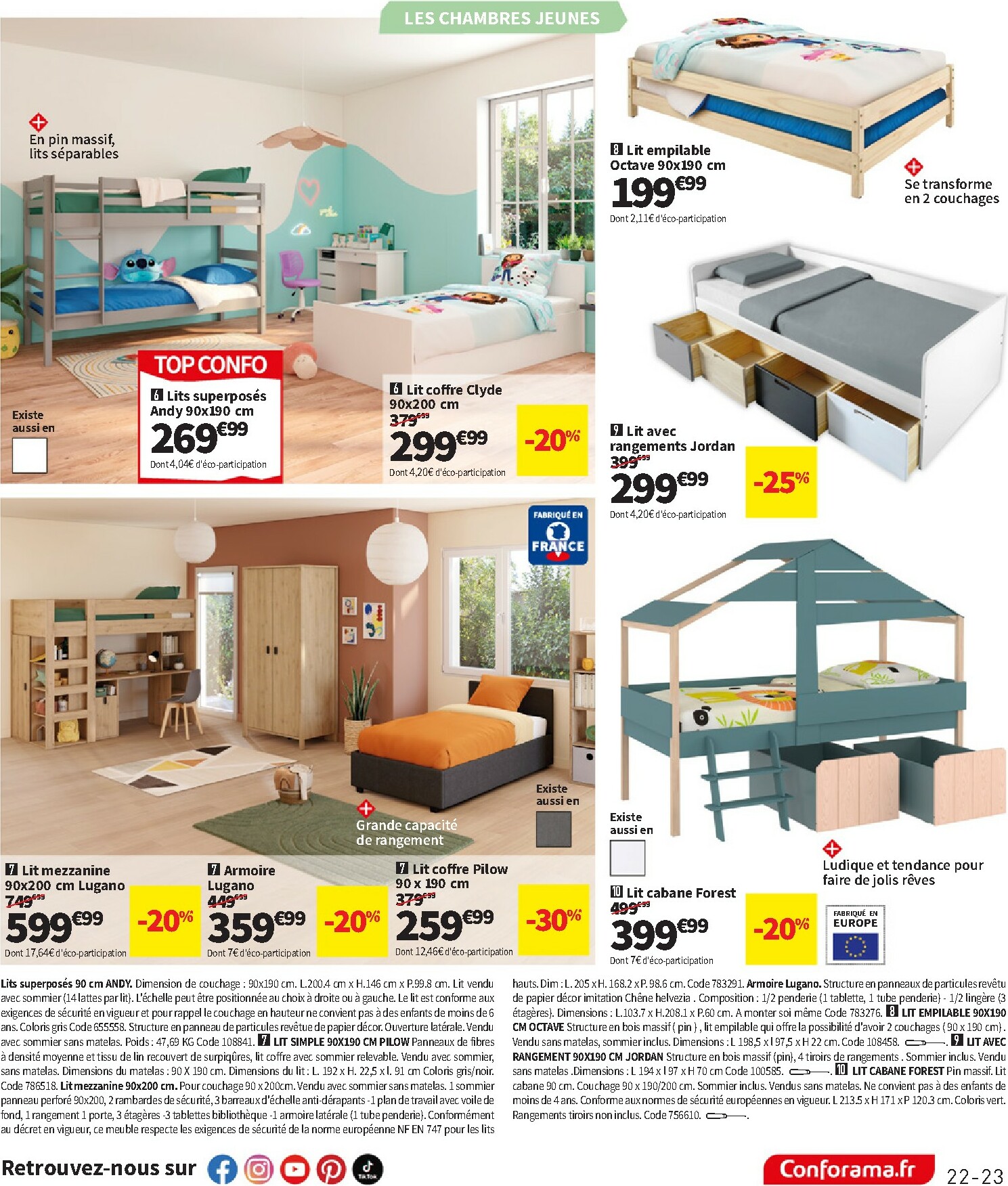 conforama - Catalogue Conforama valable du 23/12 au 26/01 - page: 23