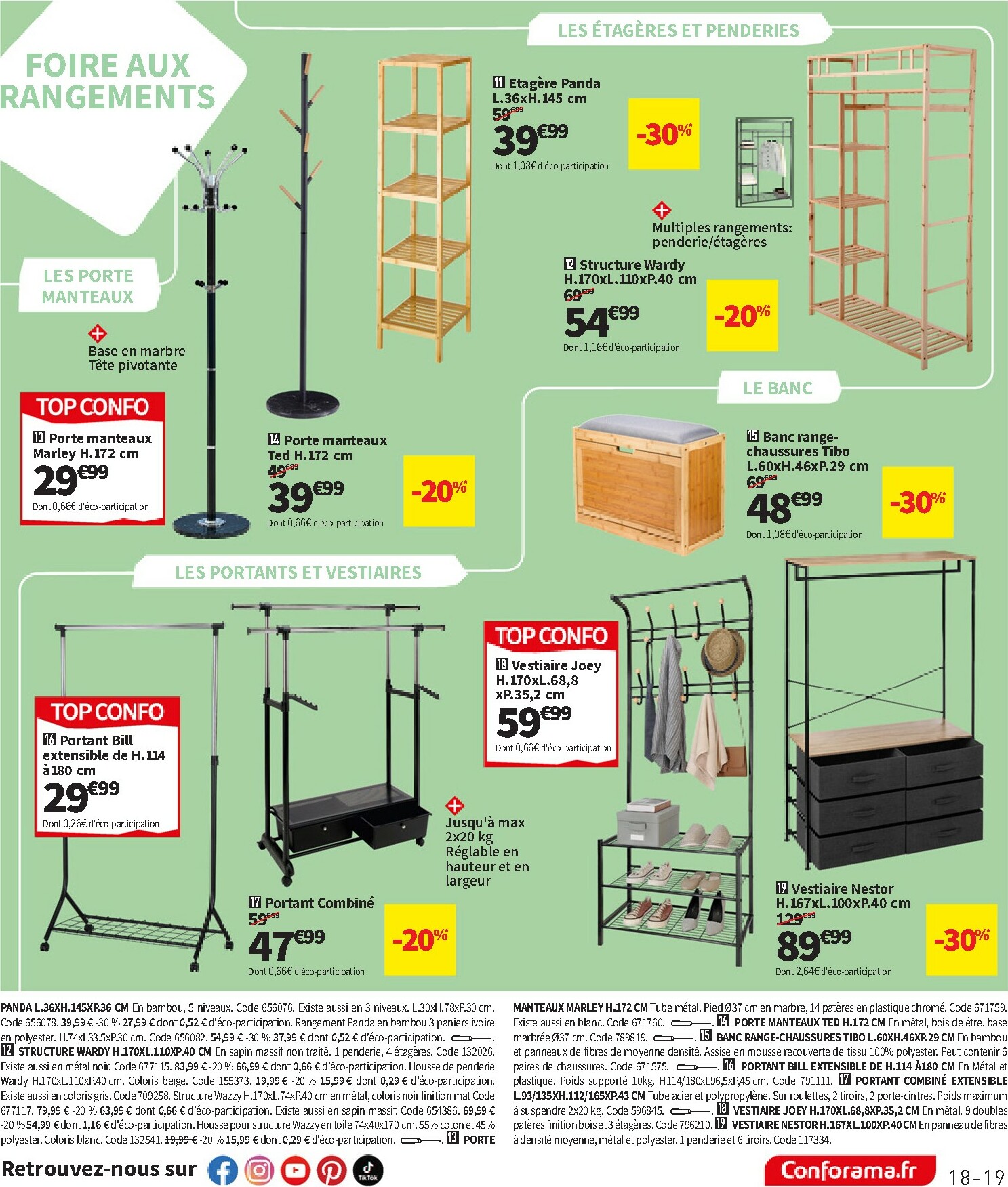 conforama - Catalogue Conforama valable du 23/12 au 26/01 - page: 19