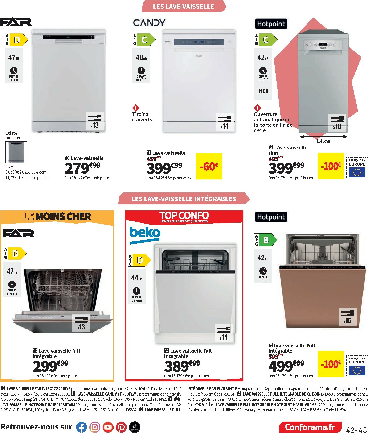 conforama - Catalogue Conforama valable du 27/01/2026 au 23/02/2026 - page: 43