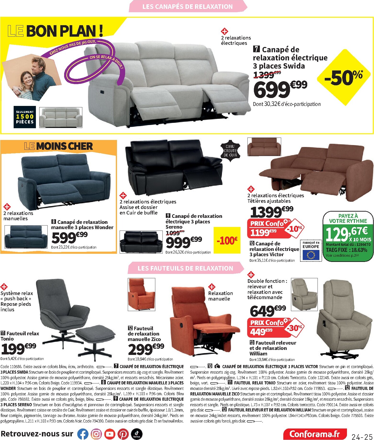 conforama - Catalogue Conforama valable du 24/02/2026 au 30/03/2026 - page: 25