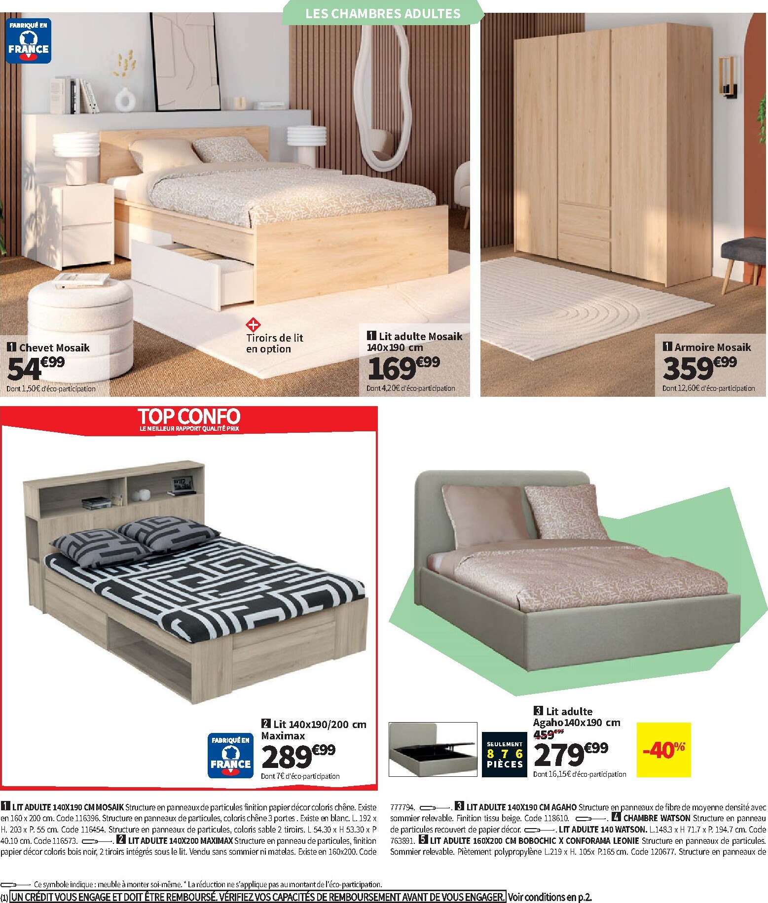 conforama - Catalogue Conforama valable du 24/02/2026 au 30/03/2026 - page: 38