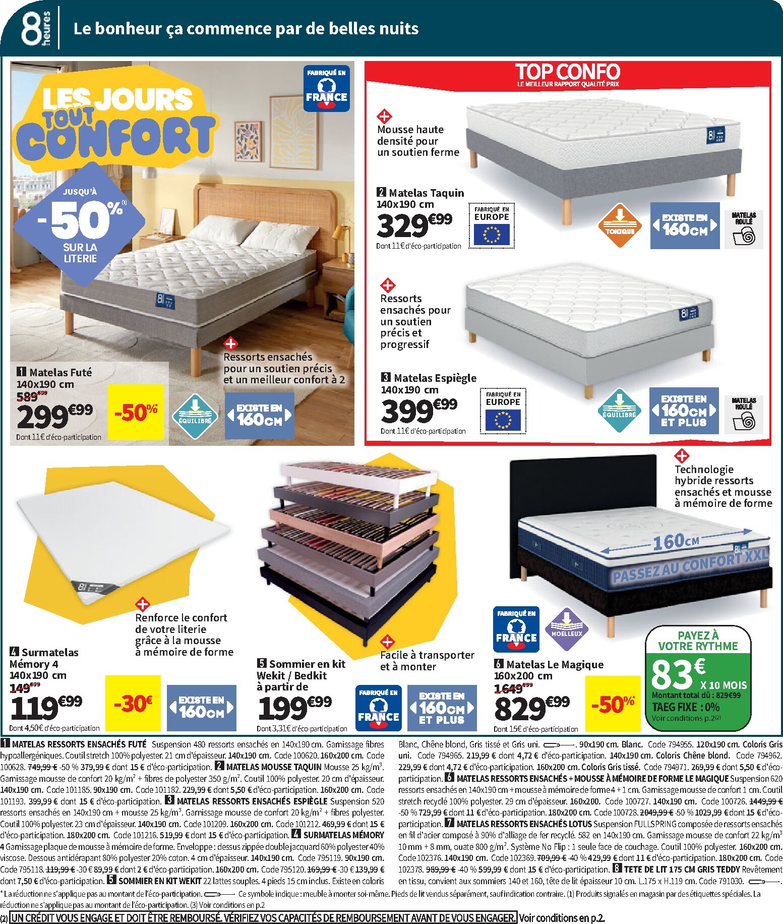 conforama - Current Conforama leaflet valid from du mardi 14/04/2026 to du lundi 18/05/2026 - page: 10