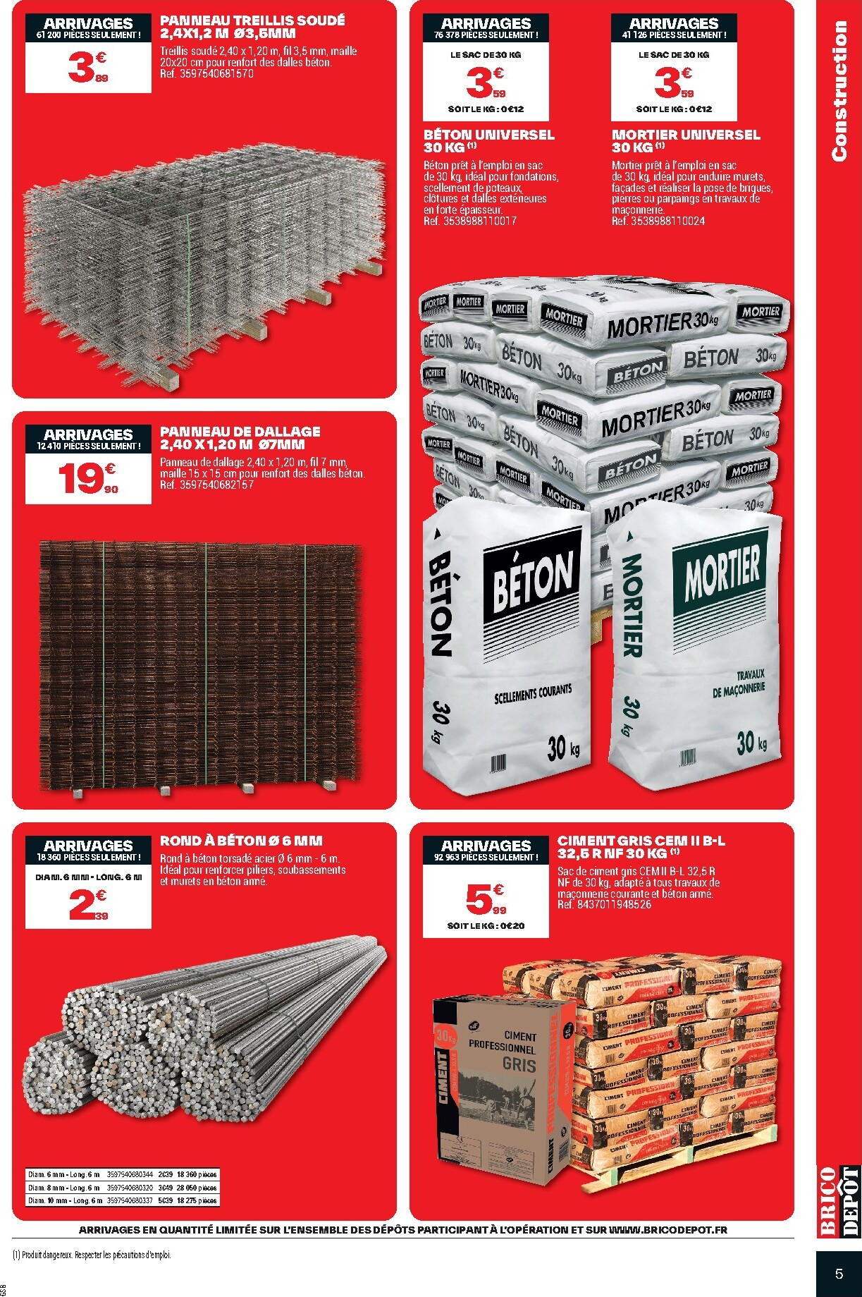 brico-depot - Current Brico Dépôt leaflet valid from du vendredi 05/06/2026 to de jeudi 18/06/2026 - page: 5