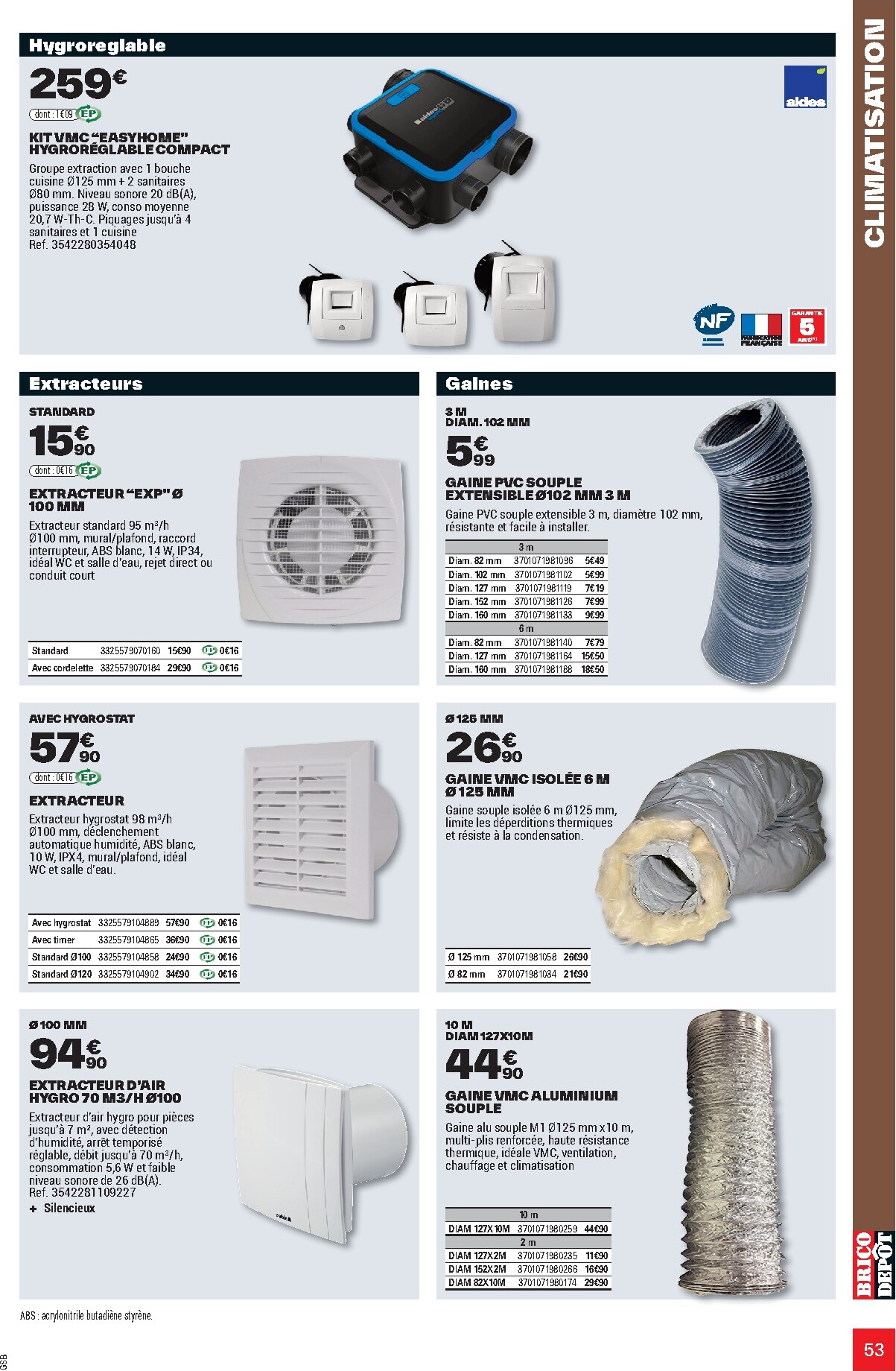 brico-depot - Current Brico Dépôt - L'Officiel du Bricolage leaflet valid from du mercredi 17/06/2026 to du dimanche 19/07/2026 - page: 53