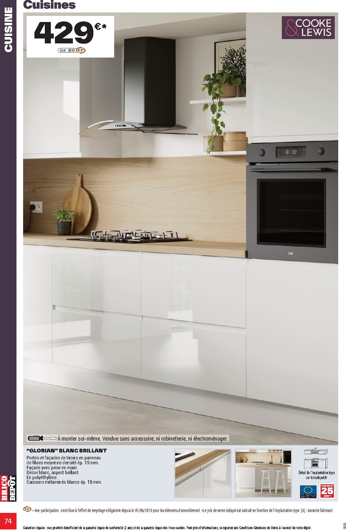 brico-depot - Current Brico Dépôt - L'Officiel du Bricolage leaflet valid from du mercredi 17/06/2026 to du dimanche 19/07/2026 - page: 74