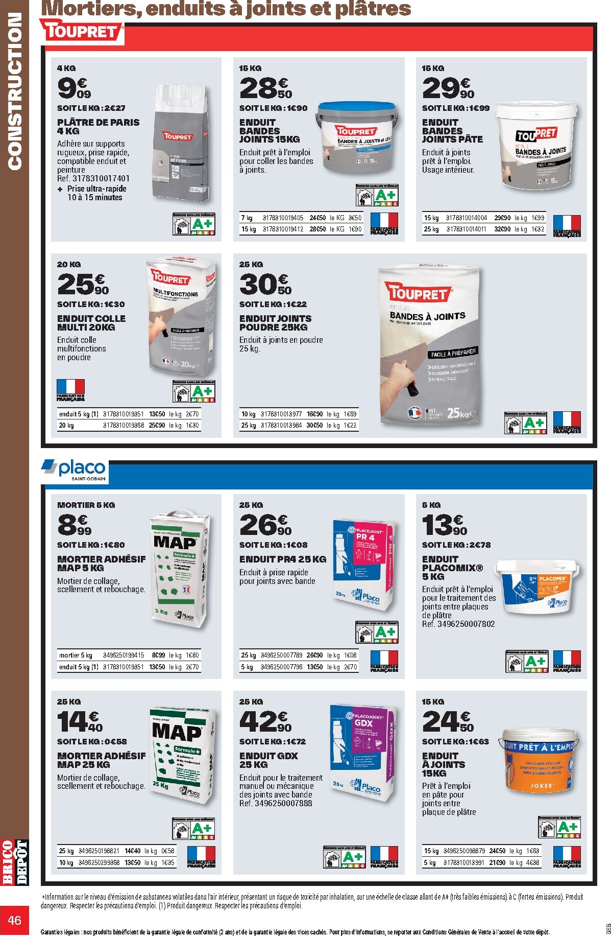 brico-depot - Current Brico Dépôt - L'Officiel du Bricolage leaflet valid from du mercredi 17/06/2026 to du dimanche 19/07/2026 - page: 46