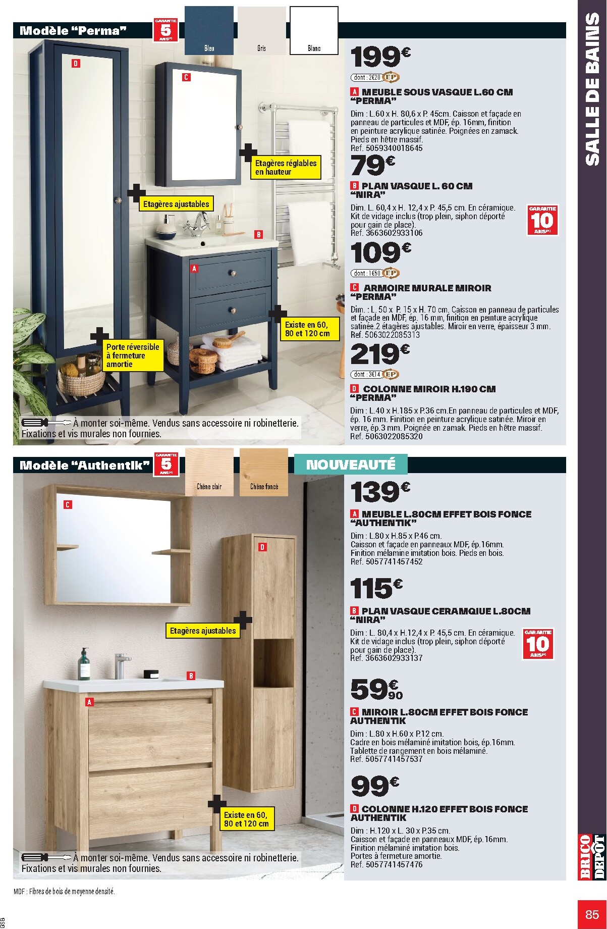brico-depot - Current Brico Dépôt - L'Officiel du Bricolage leaflet valid from du mercredi 17/06/2026 to du dimanche 19/07/2026 - page: 85