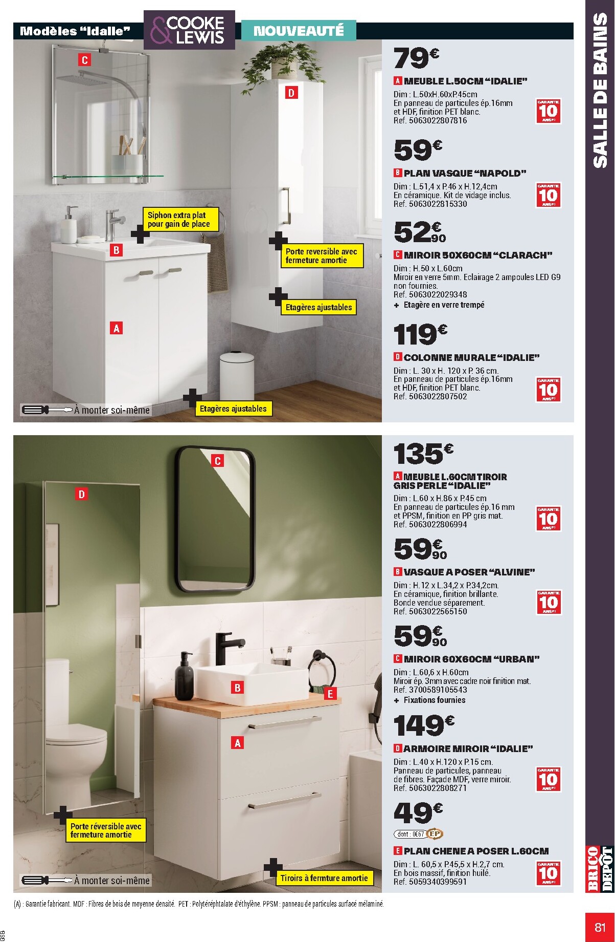 brico-depot - Current Brico Dépôt - L'Officiel du Bricolage leaflet valid from du mercredi 17/06/2026 to du dimanche 19/07/2026 - page: 81