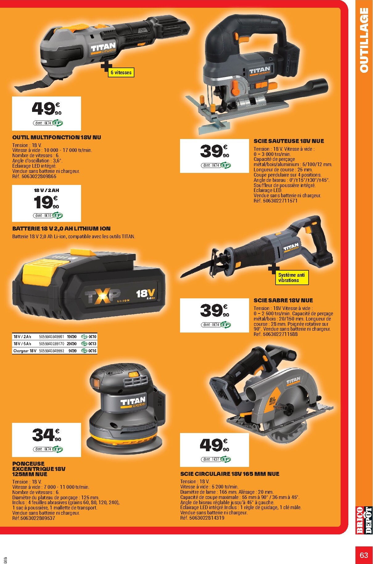 brico-depot - Current Brico Dépôt - L'Officiel du Bricolage leaflet valid from du mercredi 17/06/2026 to du dimanche 19/07/2026 - page: 63