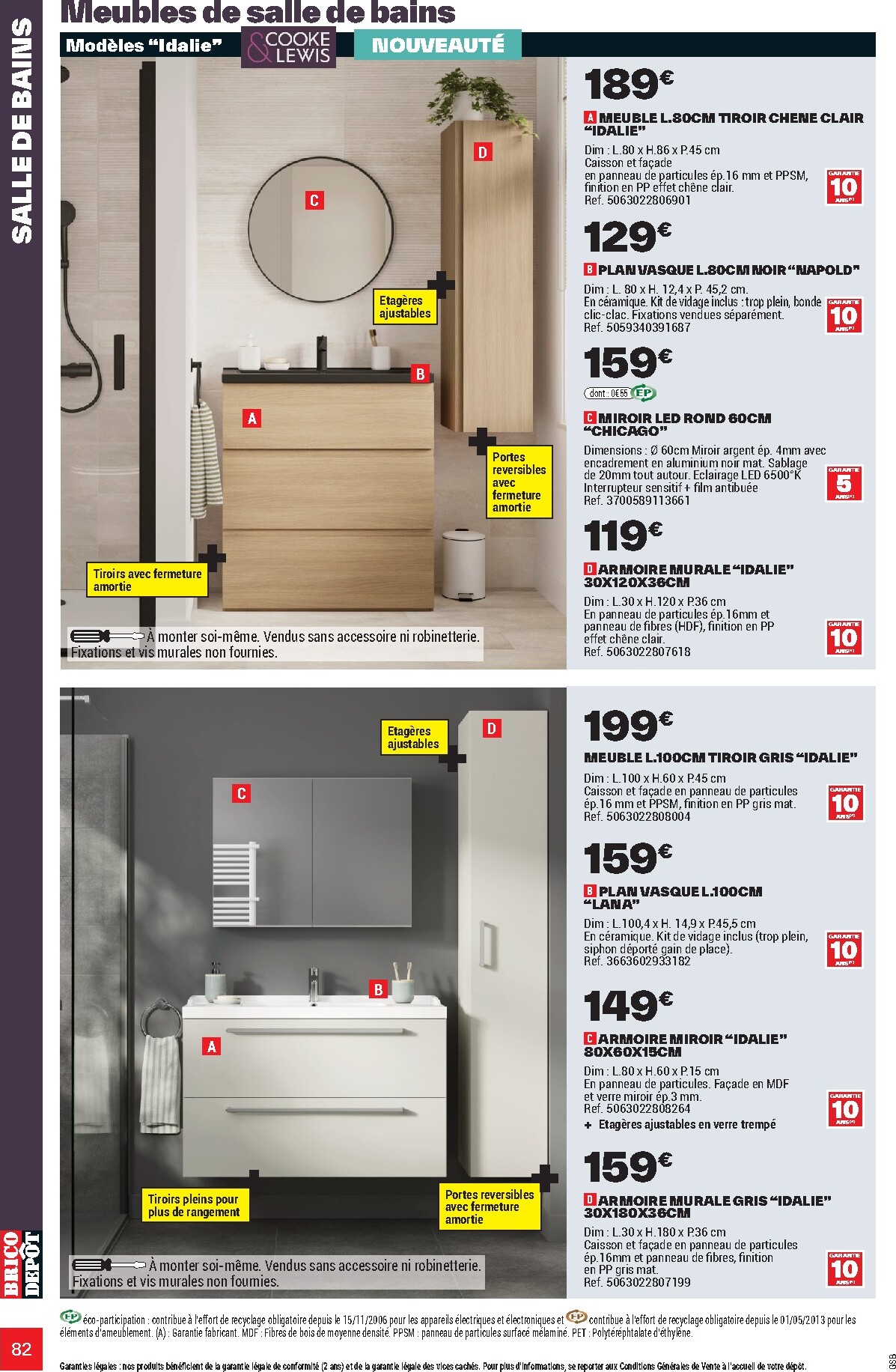 brico-depot - Current Brico Dépôt - L'Officiel du Bricolage leaflet valid from du mercredi 17/06/2026 to du dimanche 19/07/2026 - page: 82