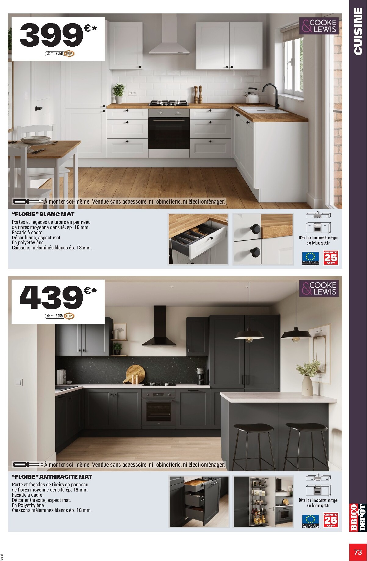 brico-depot - Current Brico Dépôt - L'Officiel du Bricolage leaflet valid from du mercredi 17/06/2026 to du dimanche 19/07/2026 - page: 73