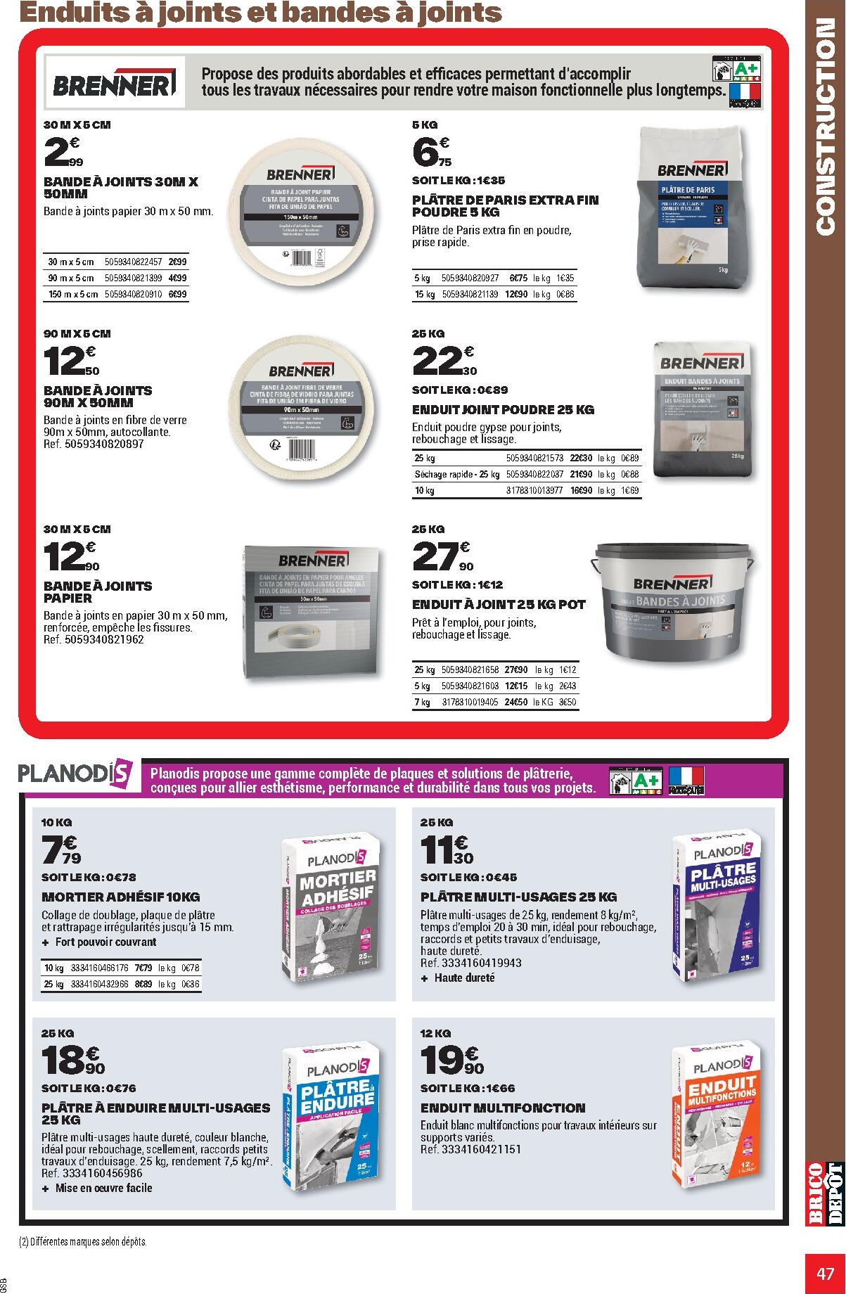 brico-depot - Current Brico Dépôt - L'Officiel du Bricolage leaflet valid from du mercredi 17/06/2026 to du dimanche 19/07/2026 - page: 47