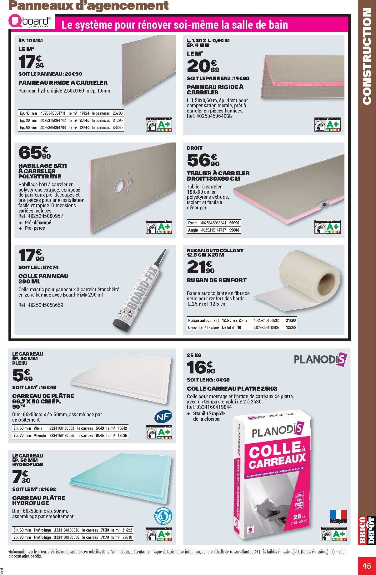 brico-depot - Current Brico Dépôt - L'Officiel du Bricolage leaflet valid from du mercredi 17/06/2026 to du dimanche 19/07/2026 - page: 45