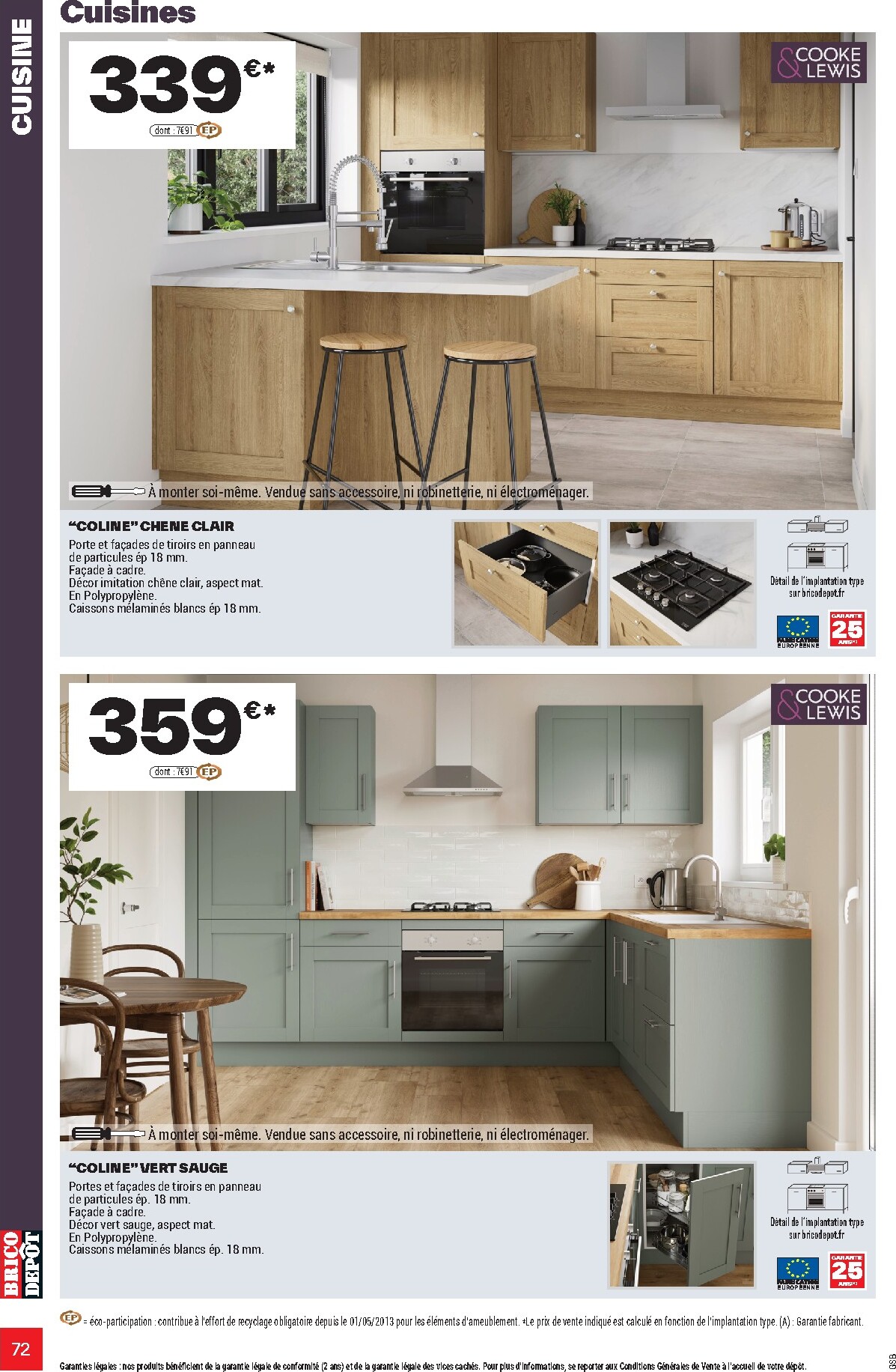 brico-depot - Current Brico Dépôt - L'Officiel du Bricolage leaflet valid from du mercredi 17/06/2026 to du dimanche 19/07/2026 - page: 72