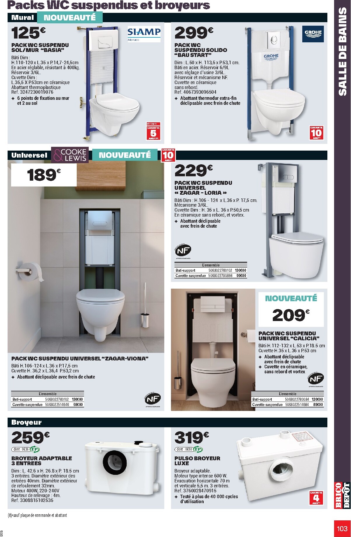 brico-depot - Current Brico Dépôt - L'Officiel du Bricolage leaflet valid from du mercredi 17/06/2026 to du dimanche 19/07/2026 - page: 103