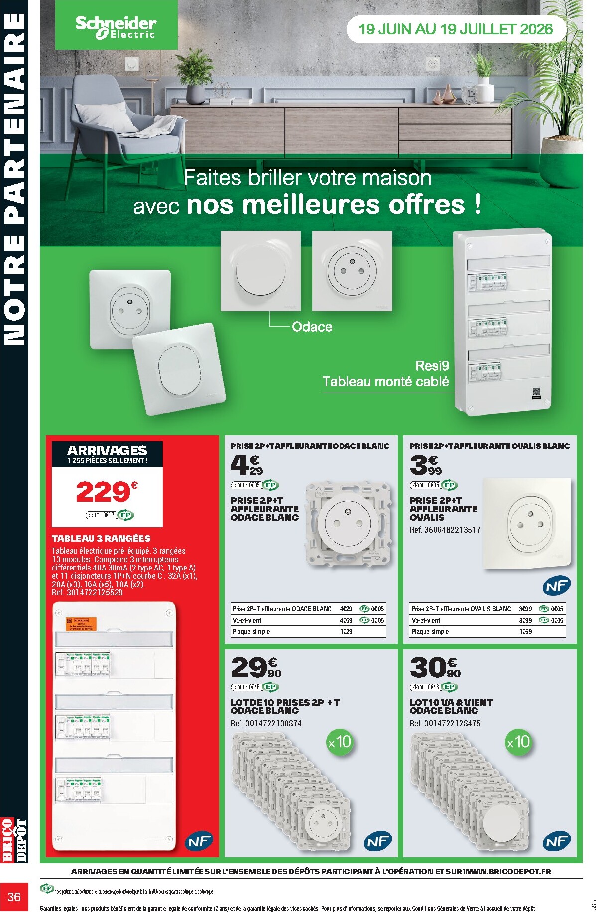 brico-depot - Current Brico Dépôt - L'Officiel du Bricolage leaflet valid from du mercredi 17/06/2026 to du dimanche 19/07/2026 - page: 36