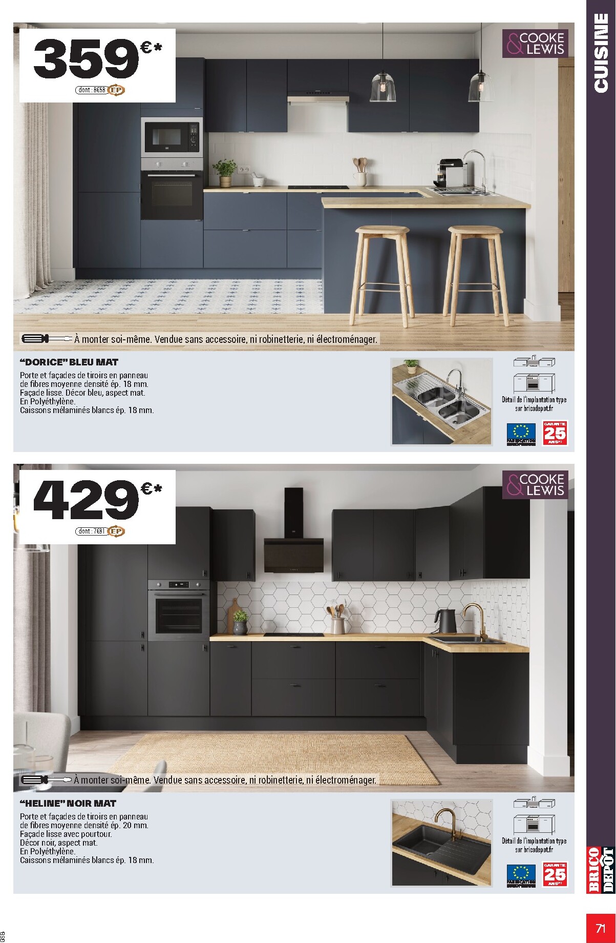 brico-depot - Current Brico Dépôt - L'Officiel du Bricolage leaflet valid from du mercredi 17/06/2026 to du dimanche 19/07/2026 - page: 71