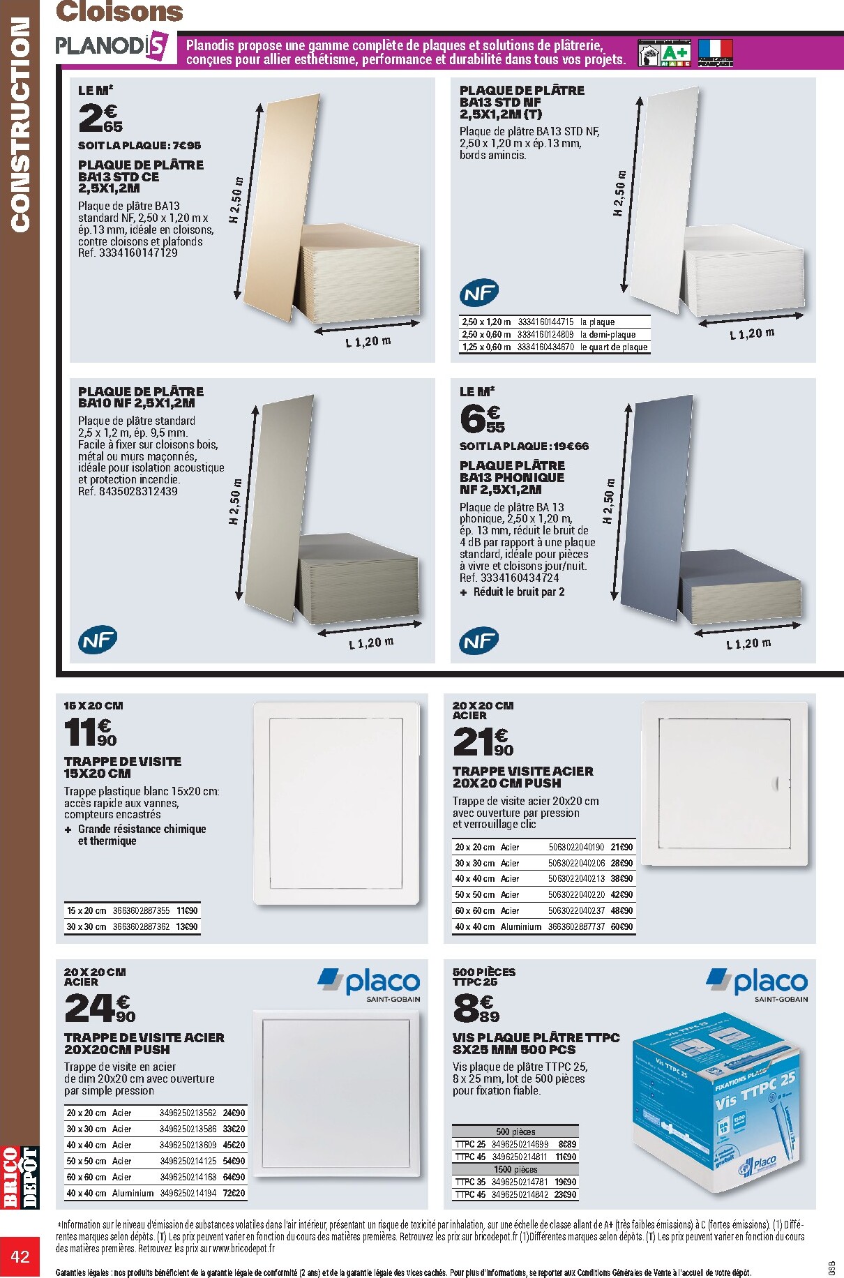 brico-depot - Current Brico Dépôt - L'Officiel du Bricolage leaflet valid from du mercredi 17/06/2026 to du dimanche 19/07/2026 - page: 42