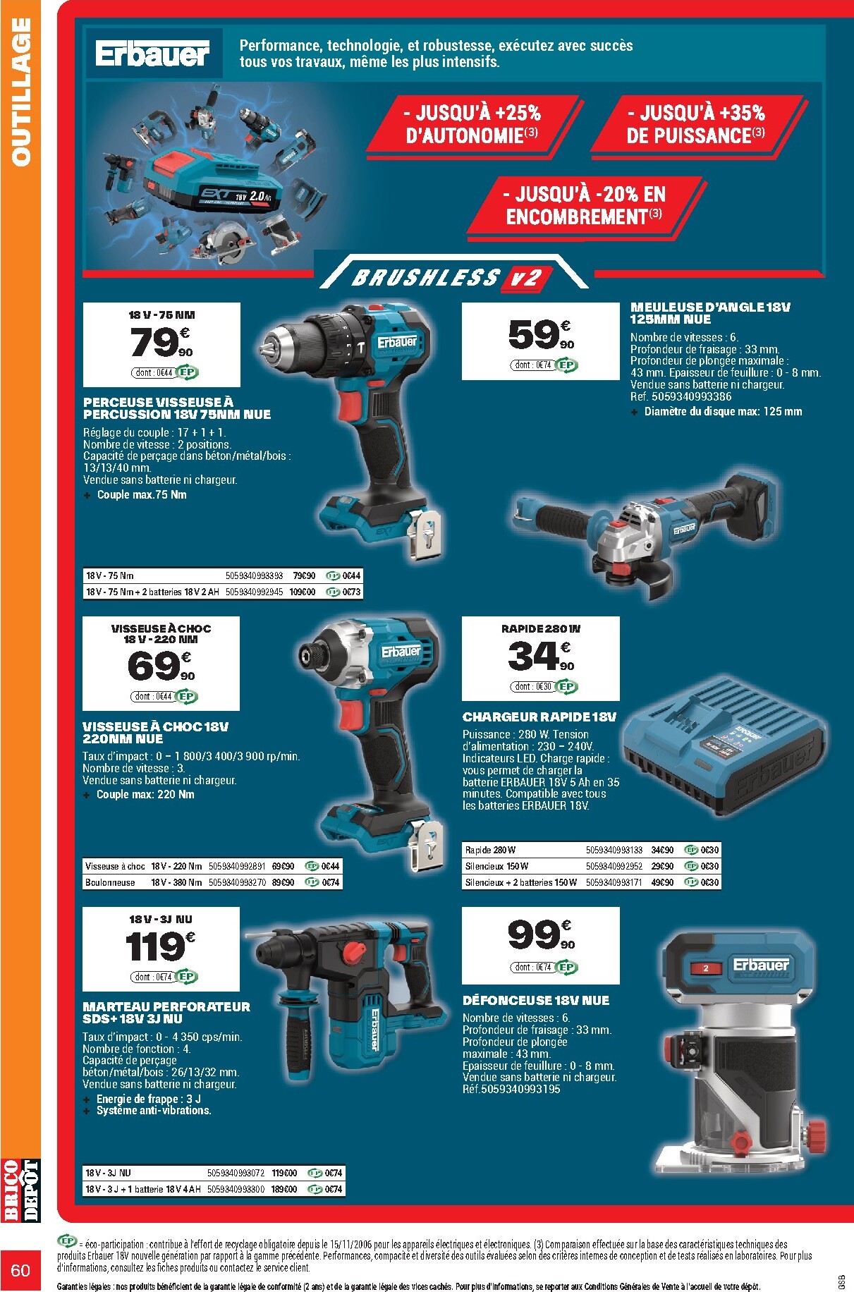brico-depot - Current Brico Dépôt - L'Officiel du Bricolage leaflet valid from du mercredi 17/06/2026 to du dimanche 19/07/2026 - page: 60