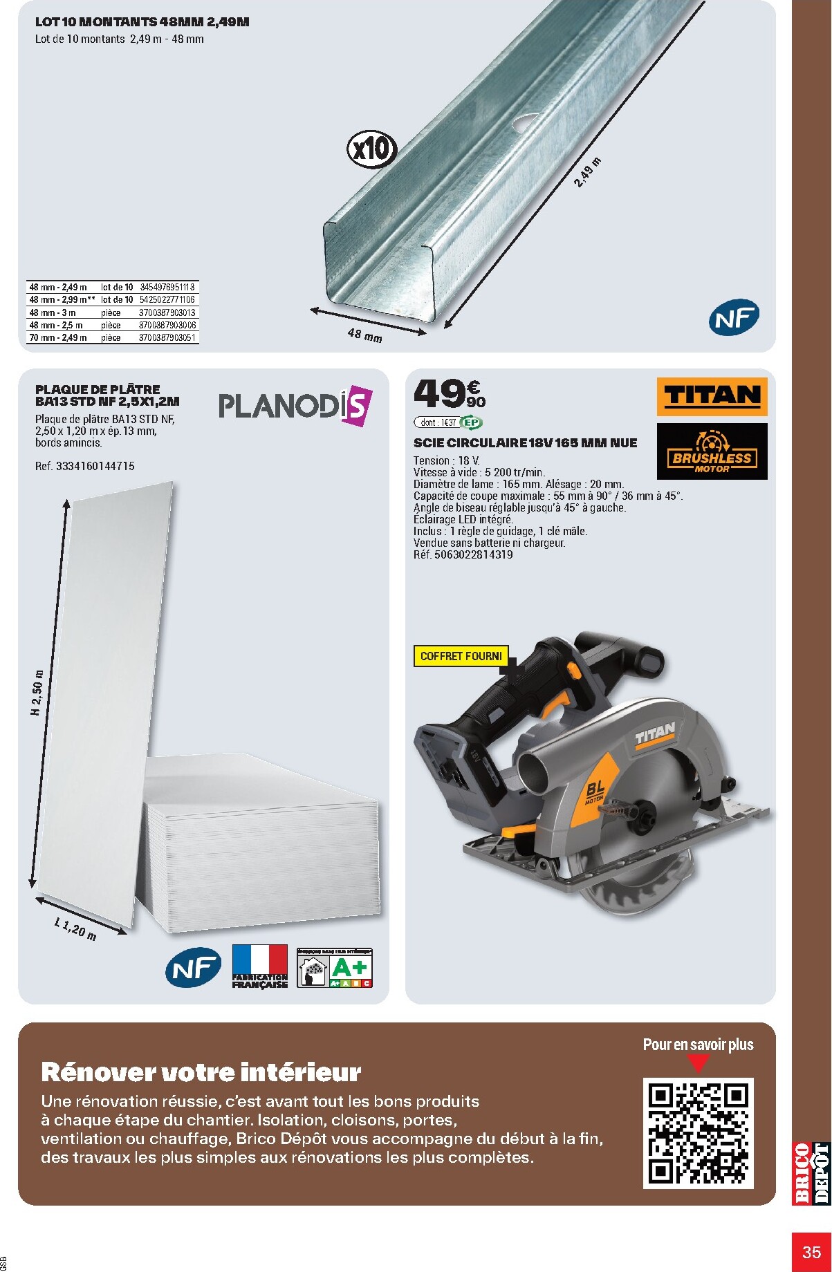 brico-depot - Current Brico Dépôt - L'Officiel du Bricolage leaflet valid from du mercredi 17/06/2026 to du dimanche 19/07/2026 - page: 35