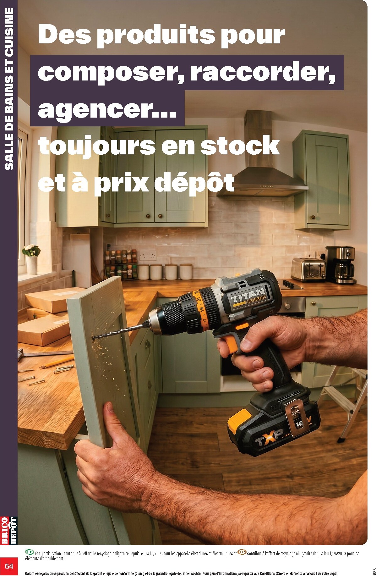 brico-depot - Current Brico Dépôt - L'Officiel du Bricolage leaflet valid from du mercredi 17/06/2026 to du dimanche 19/07/2026 - page: 64