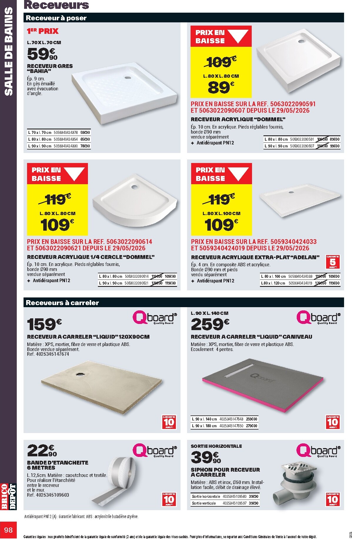 brico-depot - Current Brico Dépôt - L'Officiel du Bricolage leaflet valid from du mercredi 17/06/2026 to du dimanche 19/07/2026 - page: 98