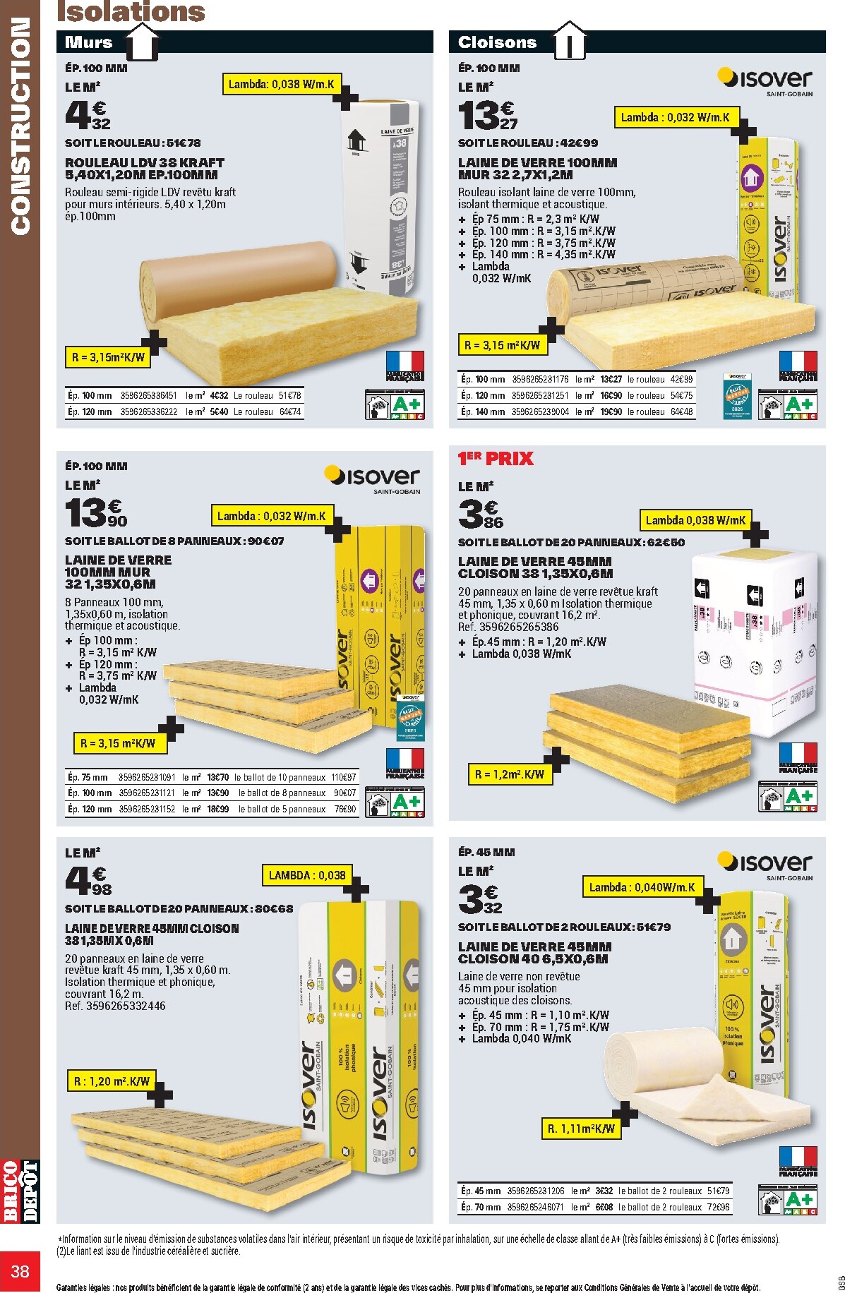 brico-depot - Current Brico Dépôt - L'Officiel du Bricolage leaflet valid from du mercredi 17/06/2026 to du dimanche 19/07/2026 - page: 38