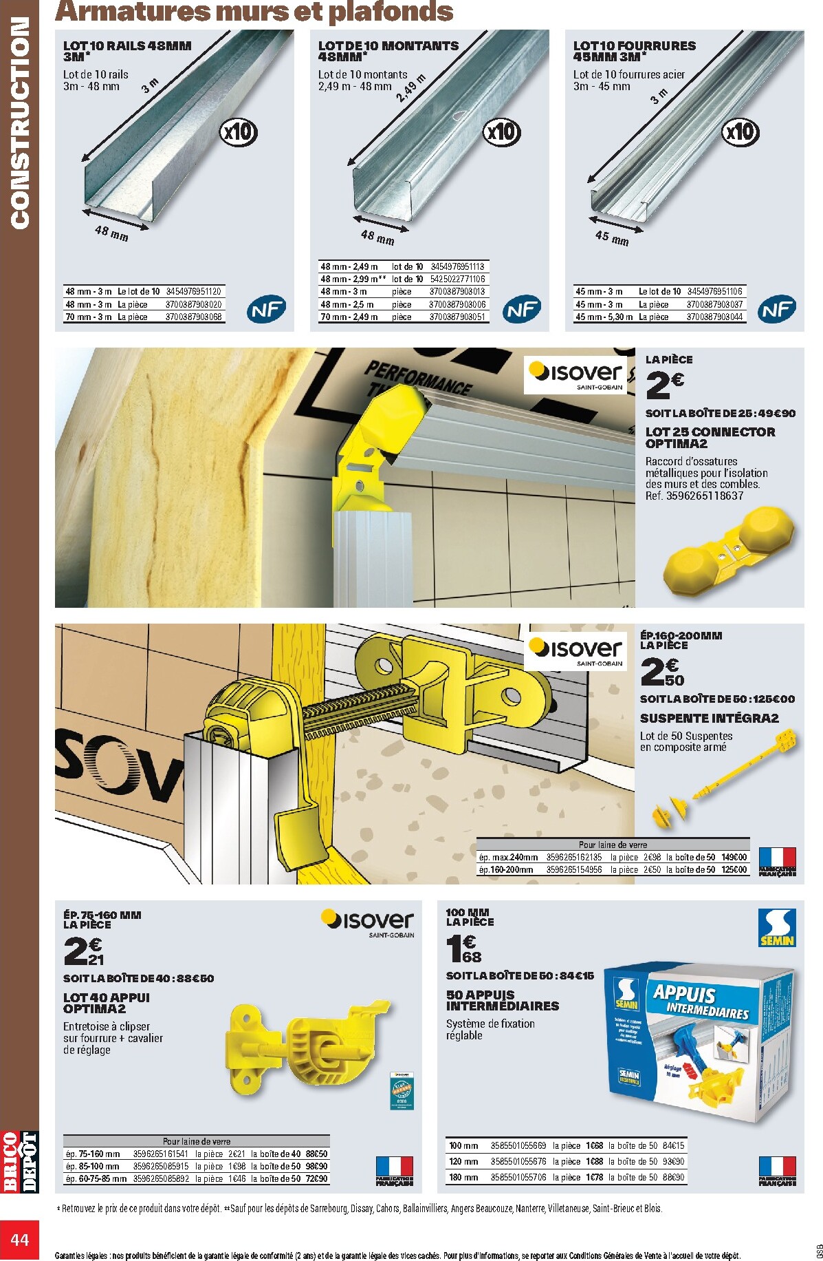 brico-depot - Current Brico Dépôt - L'Officiel du Bricolage leaflet valid from du mercredi 17/06/2026 to du dimanche 19/07/2026 - page: 44