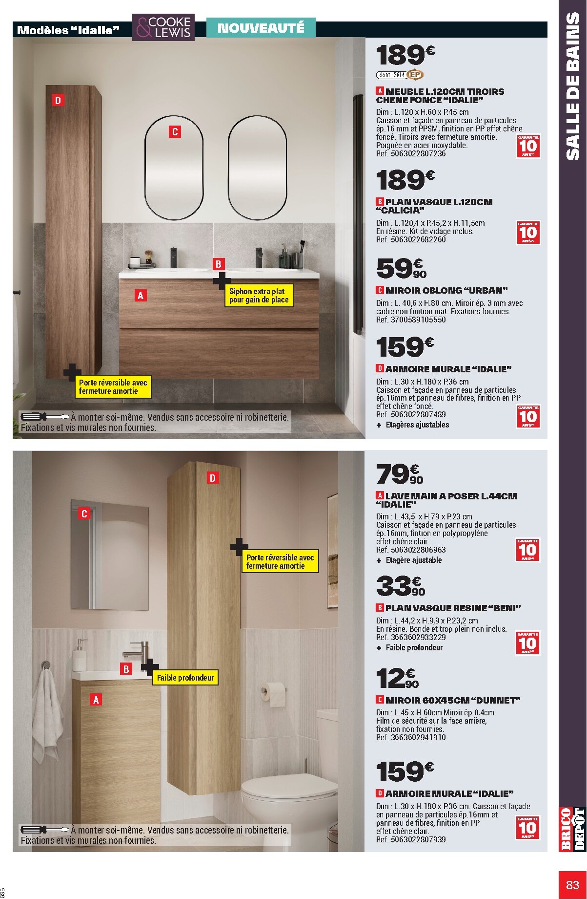 brico-depot - Current Brico Dépôt - L'Officiel du Bricolage leaflet valid from du mercredi 17/06/2026 to du dimanche 19/07/2026 - page: 83