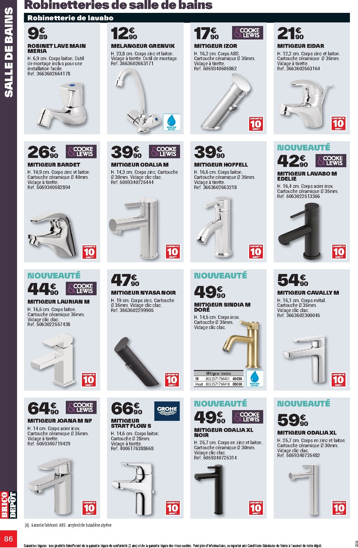 brico-depot - Current Brico Dépôt - L'Officiel du Bricolage leaflet valid from du mercredi 17/06/2026 to du dimanche 19/07/2026 - page: 86