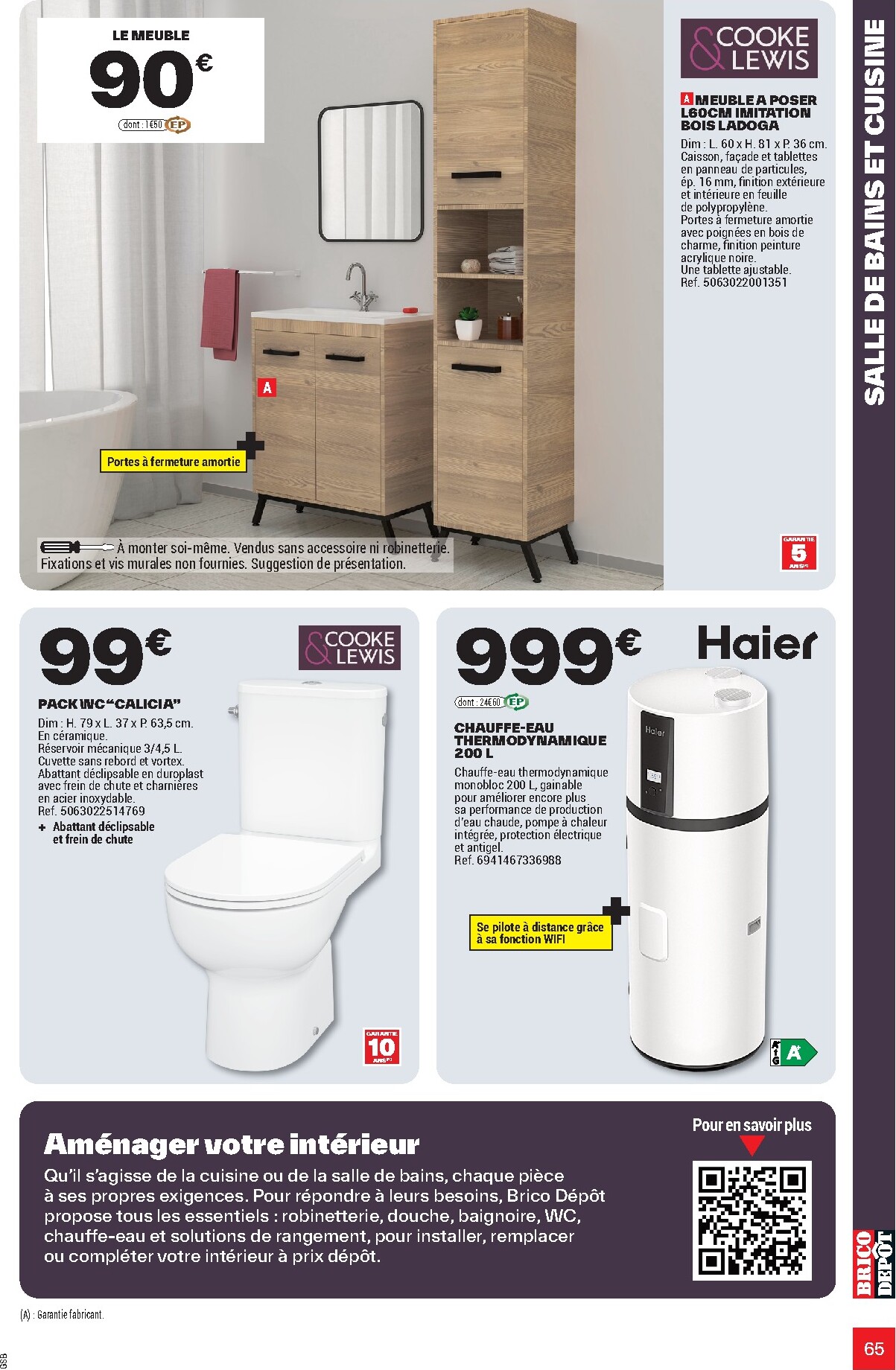 brico-depot - Current Brico Dépôt - L'Officiel du Bricolage leaflet valid from du mercredi 17/06/2026 to du dimanche 19/07/2026 - page: 65