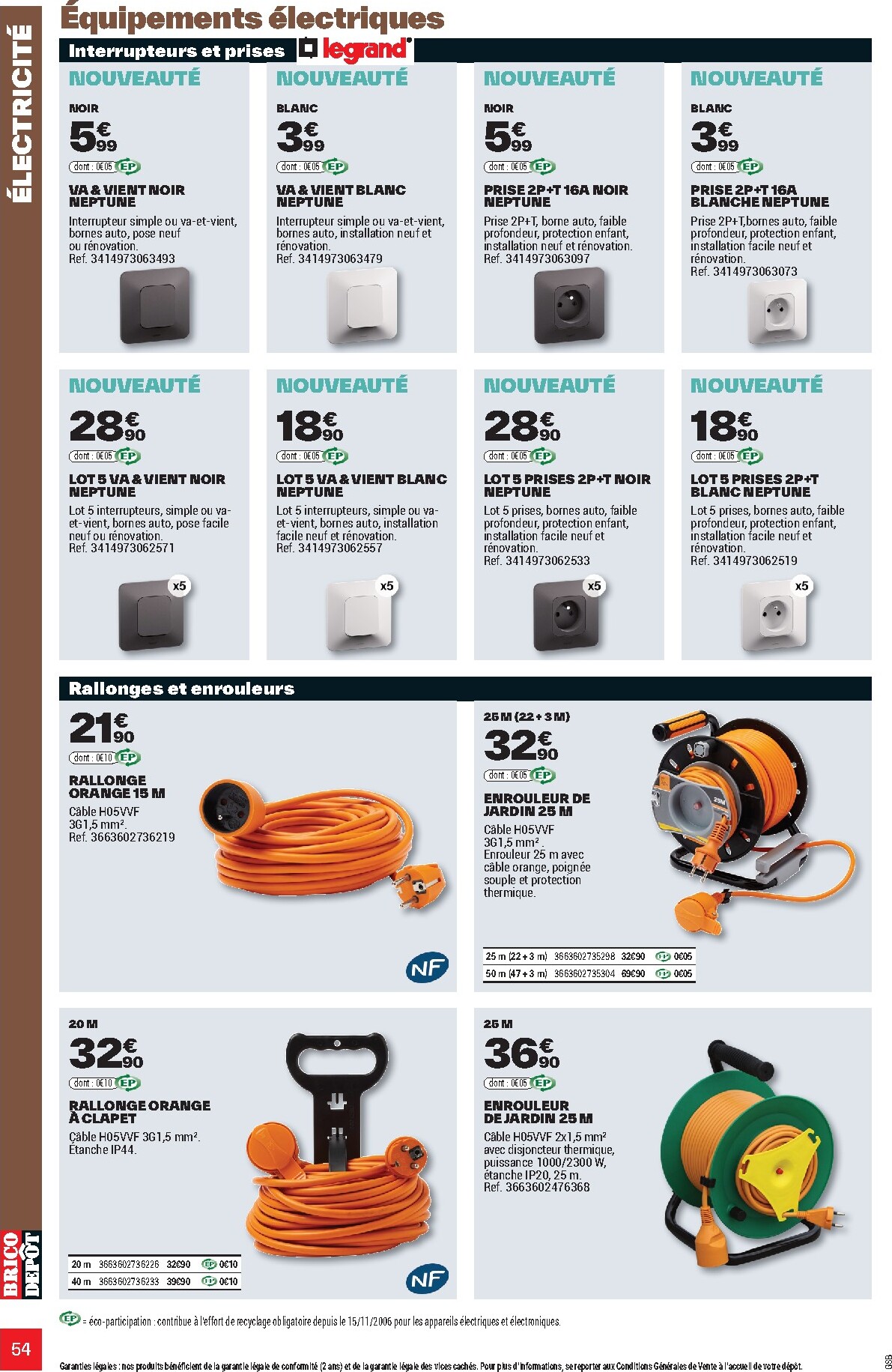brico-depot - Current Brico Dépôt - L'Officiel du Bricolage leaflet valid from du mercredi 17/06/2026 to du dimanche 19/07/2026 - page: 54