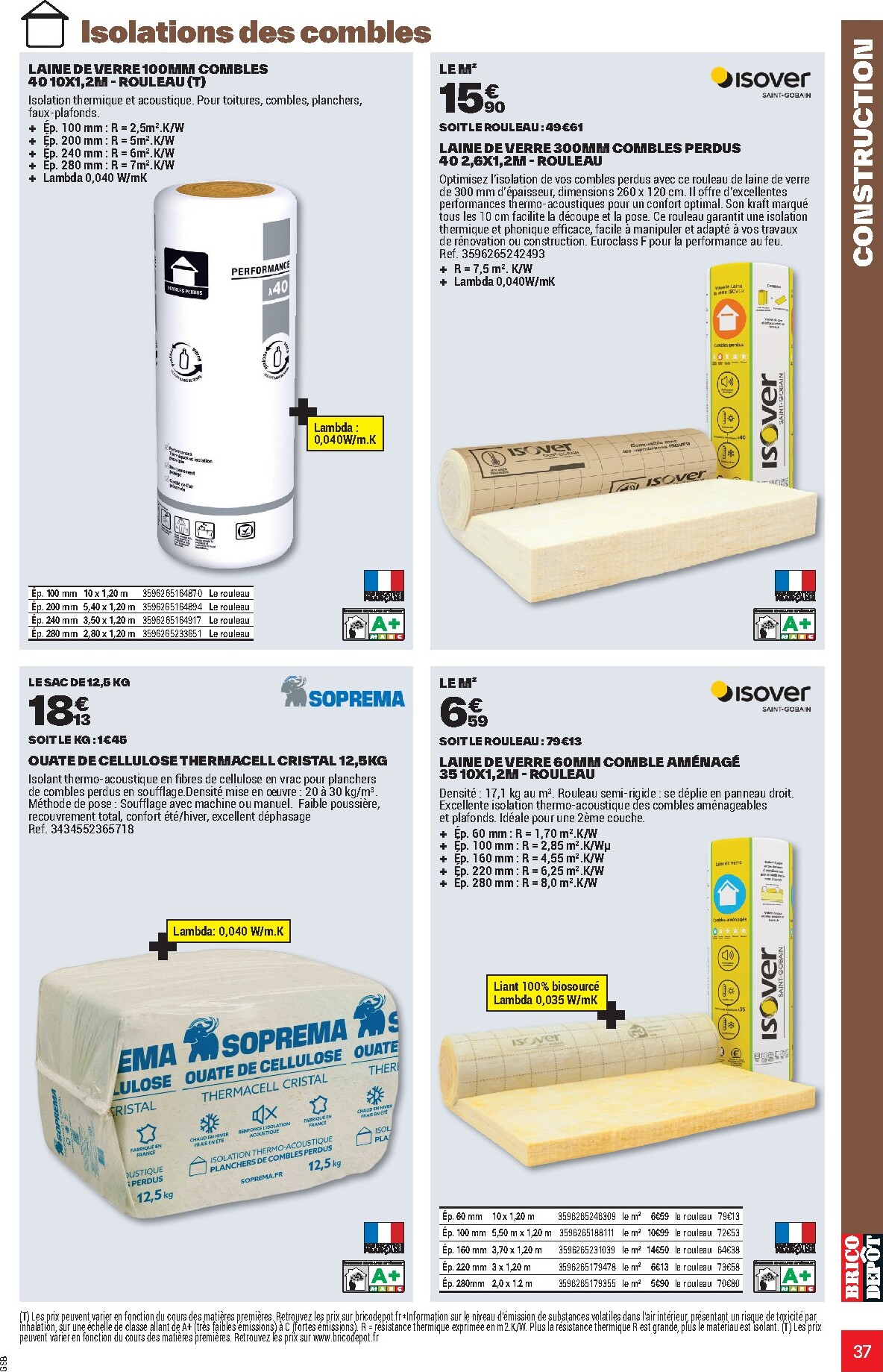 brico-depot - Current Brico Dépôt - L'Officiel du Bricolage leaflet valid from du mercredi 17/06/2026 to du dimanche 19/07/2026 - page: 37