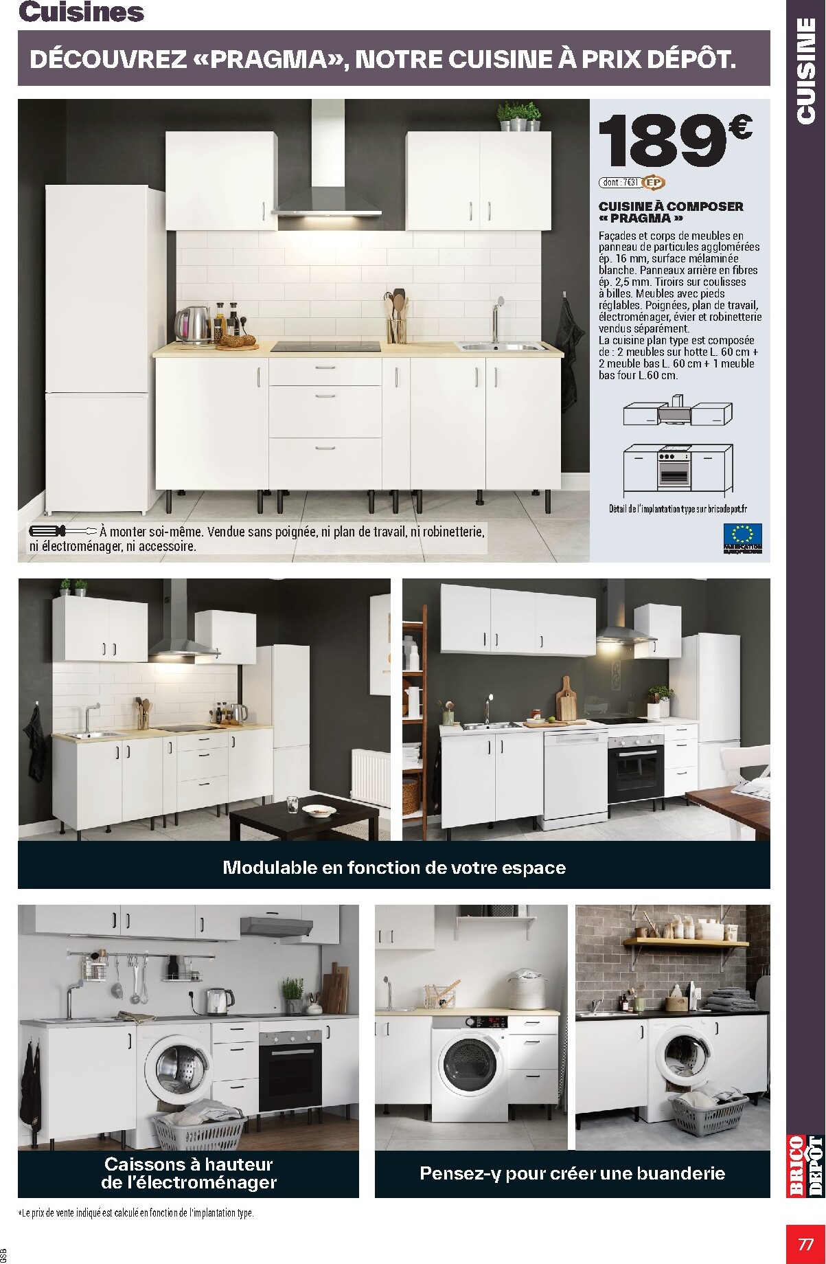 brico-depot - Current Brico Dépôt - L'Officiel du Bricolage leaflet valid from du mercredi 17/06/2026 to du dimanche 19/07/2026 - page: 77