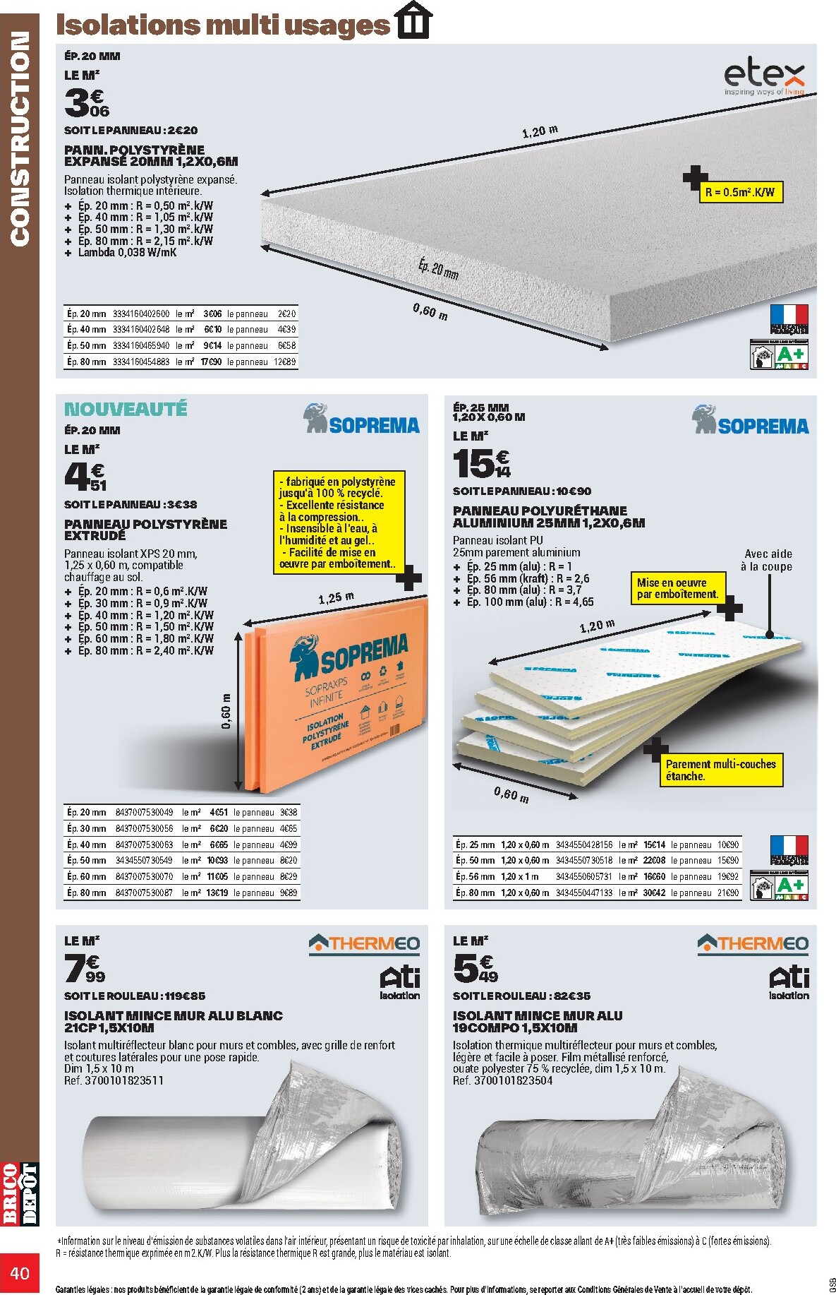 brico-depot - Current Brico Dépôt - L'Officiel du Bricolage leaflet valid from du mercredi 17/06/2026 to du dimanche 19/07/2026 - page: 40