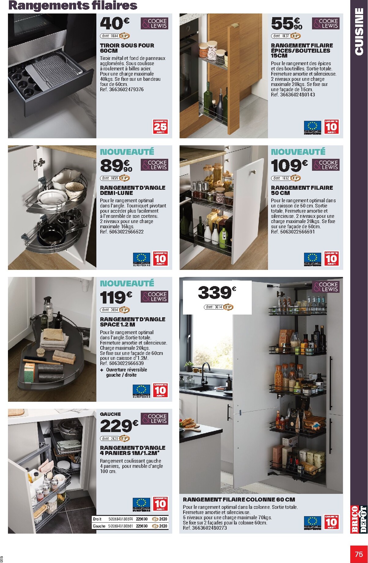 brico-depot - Current Brico Dépôt - L'Officiel du Bricolage leaflet valid from du mercredi 17/06/2026 to du dimanche 19/07/2026 - page: 75