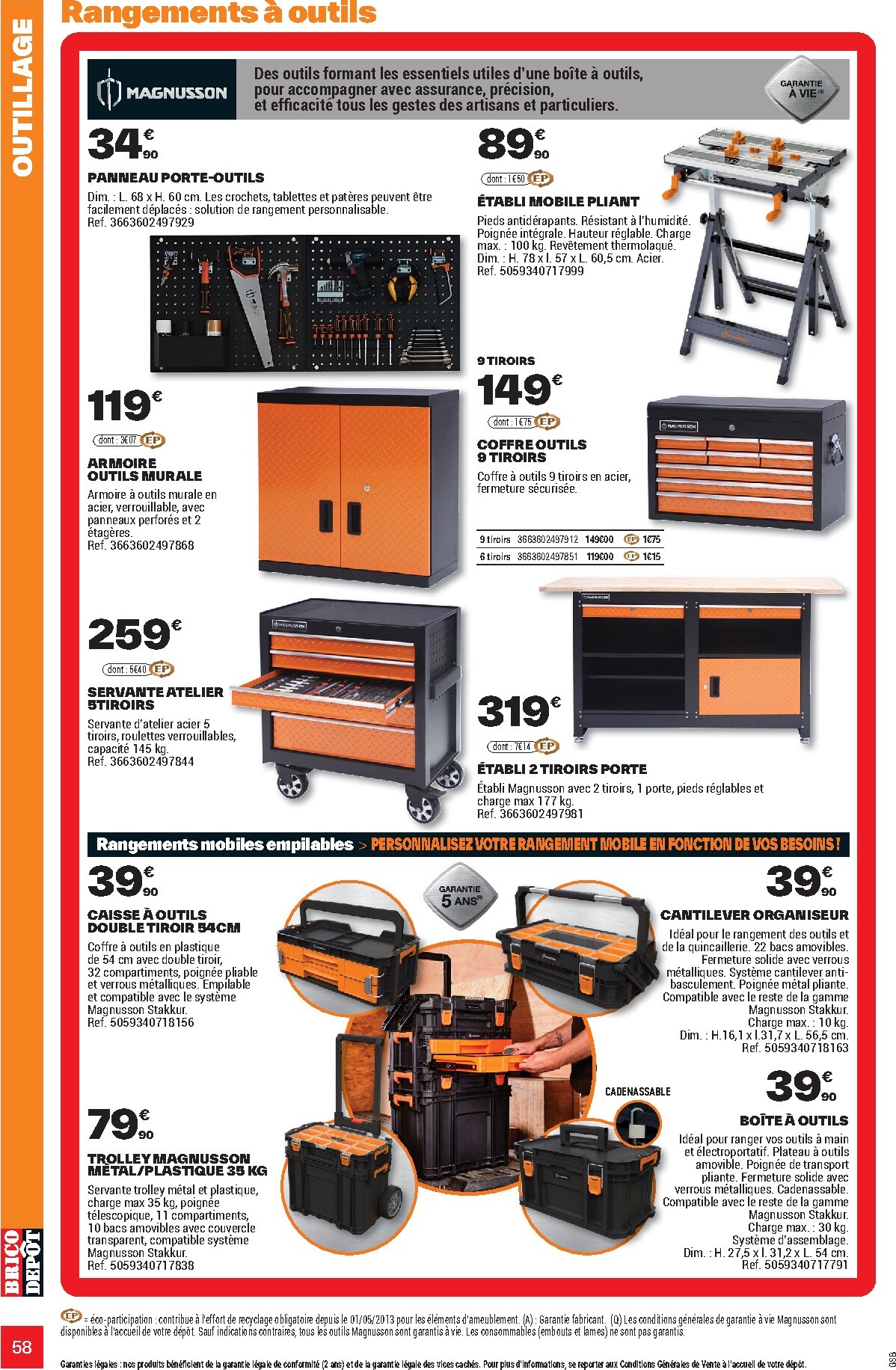 brico-depot - Current Brico Dépôt - L'Officiel du Bricolage leaflet valid from du mercredi 17/06/2026 to du dimanche 19/07/2026 - page: 58