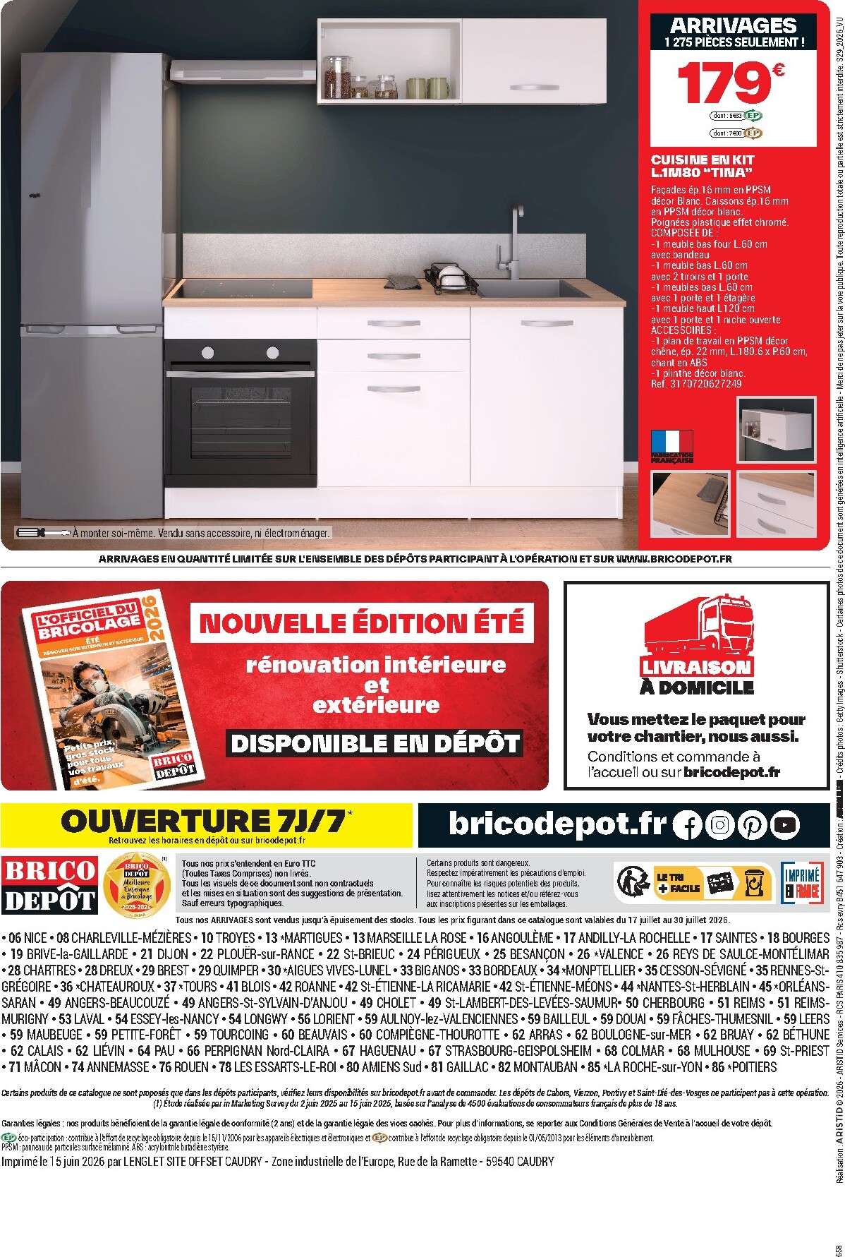 brico-depot - Current Brico Dépôt leaflet valid from du vendredi 17/07/2026 to de jeudi 30/07/2026 - page: 12