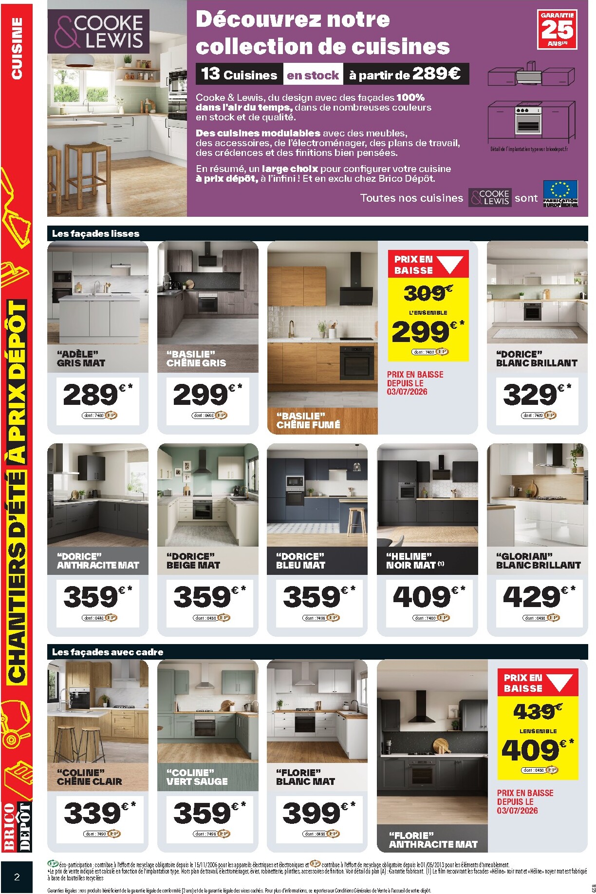 brico-depot - Current Brico Dépôt leaflet valid from du vendredi 17/07/2026 to de jeudi 30/07/2026 - page: 2