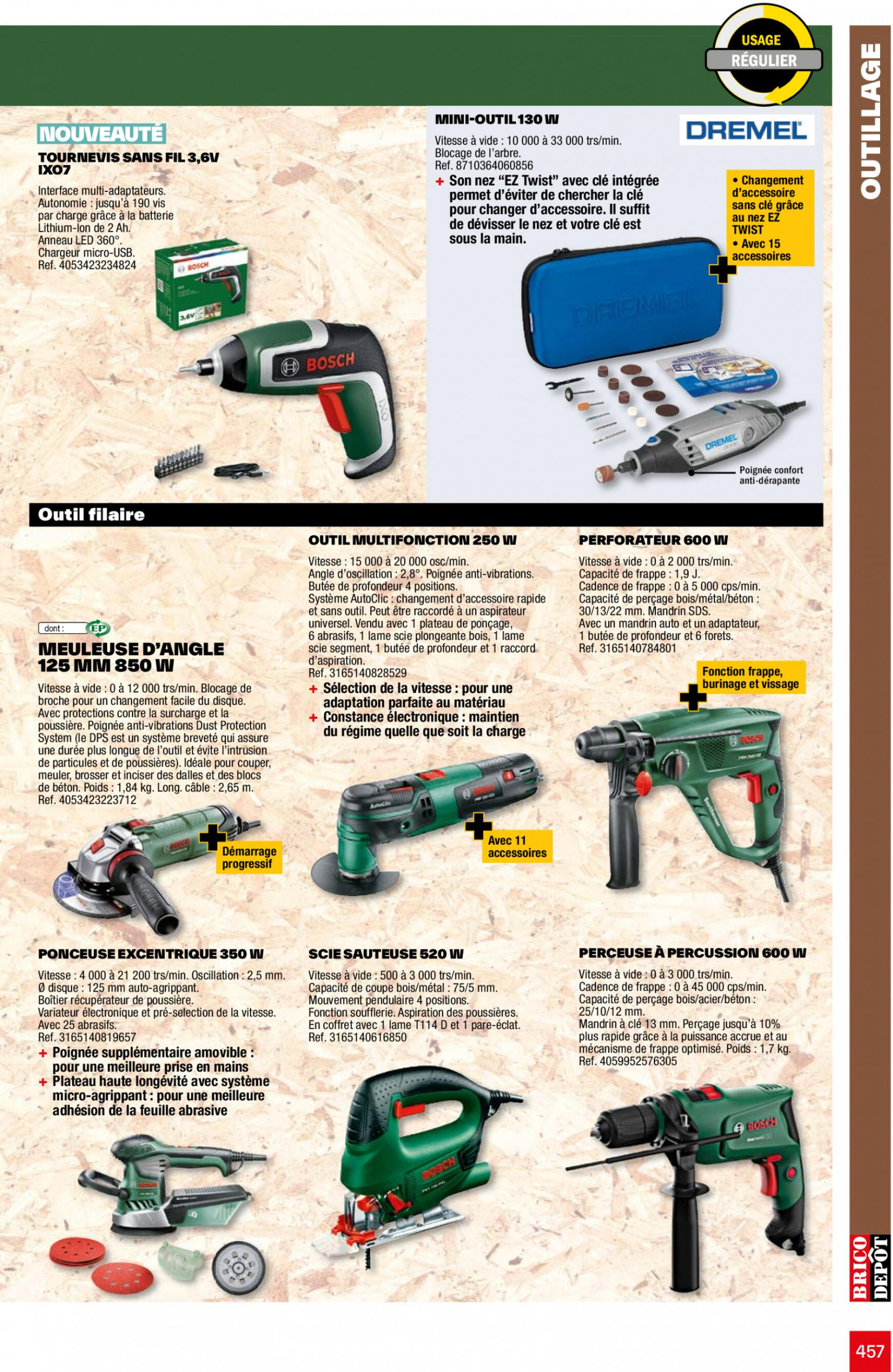 brico-depot - Prospectus Brico Depot - L'Officiel du bricolage 2024 actuel 12.04. - 31.12. - page: 457 brico-depot - Prospectus Brico Depot - L'Officiel du bricolage 2024 actuel 12.04. - 31.12. - page: 457