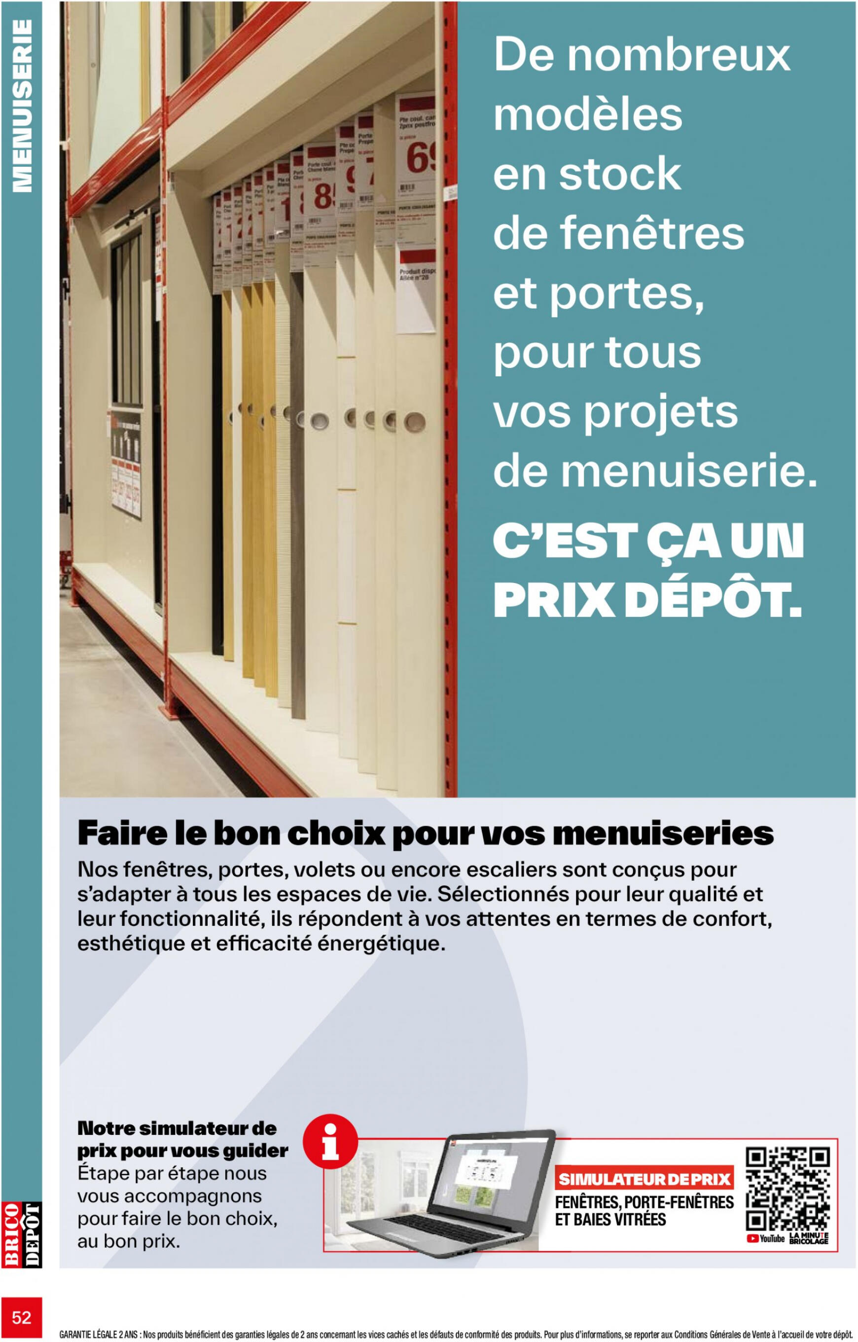 brico-depot - Prospectus Brico Depot - L'Officiel du bricolage 2024 actuel 12.04. - 31.12. - page: 52 brico-depot - Prospectus Brico Depot - L'Officiel du bricolage 2024 actuel 12.04. - 31.12. - page: 52