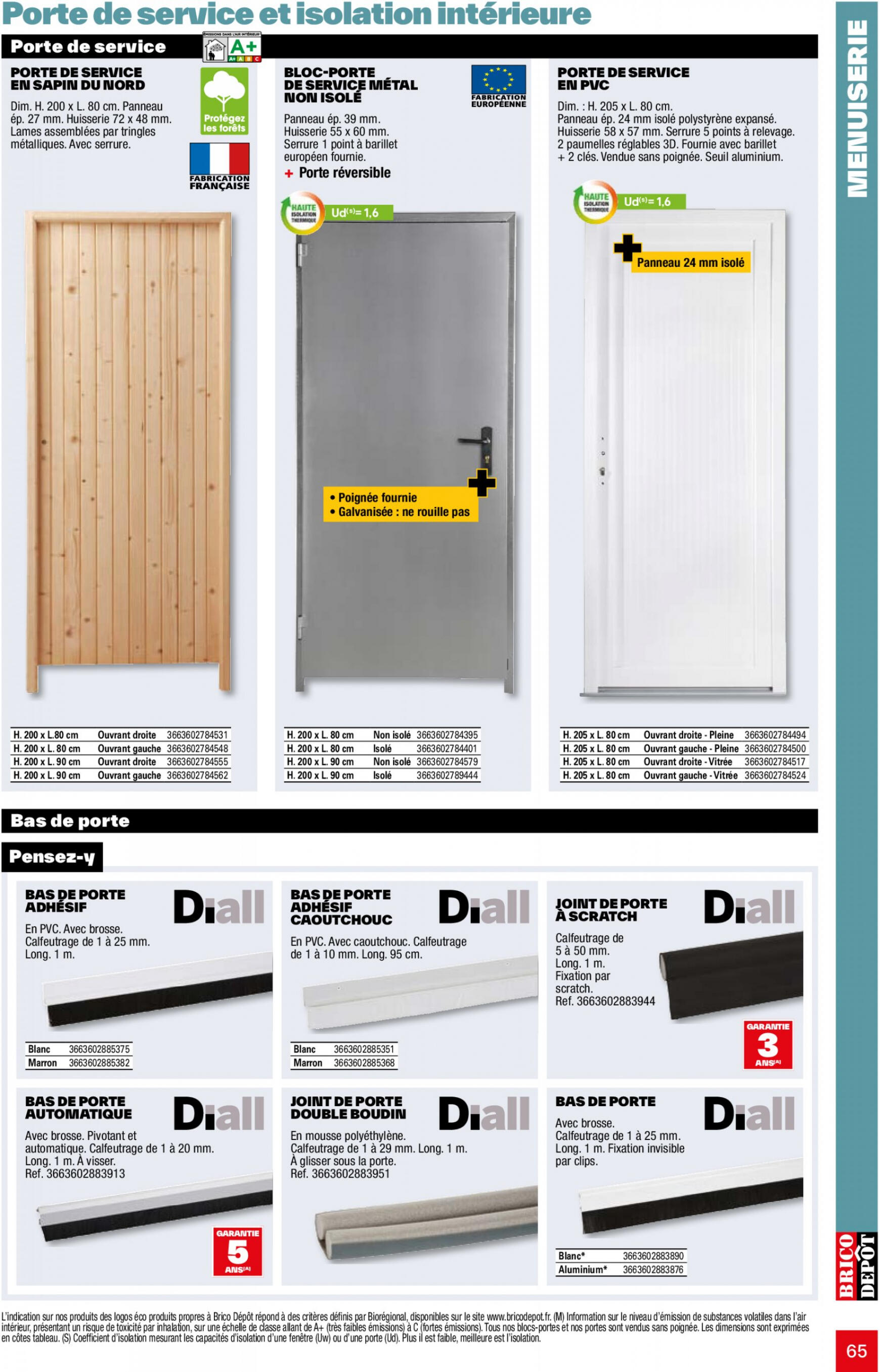 brico-depot - Prospectus Brico Depot - L'Officiel du bricolage 2024 actuel 12.04. - 31.12. - page: 65 brico-depot - Prospectus Brico Depot - L'Officiel du bricolage 2024 actuel 12.04. - 31.12. - page: 65