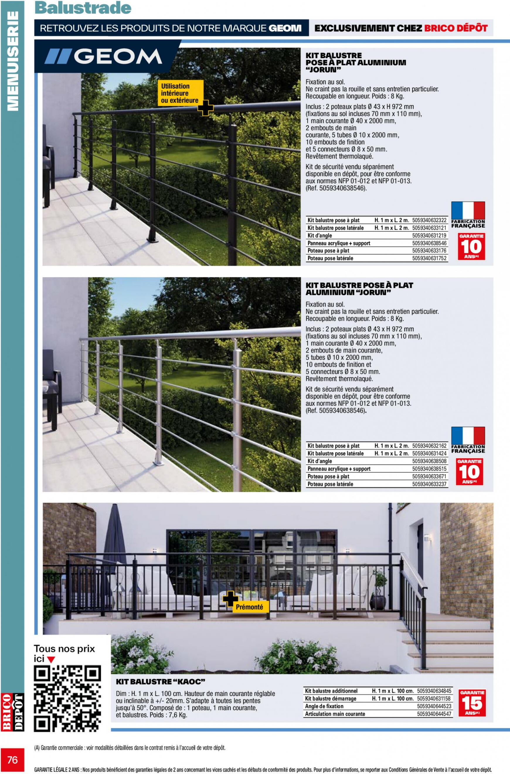 brico-depot - Prospectus Brico Depot - L'Officiel du bricolage 2024 actuel 12.04. - 31.12. - page: 76 brico-depot - Prospectus Brico Depot - L'Officiel du bricolage 2024 actuel 12.04. - 31.12. - page: 76