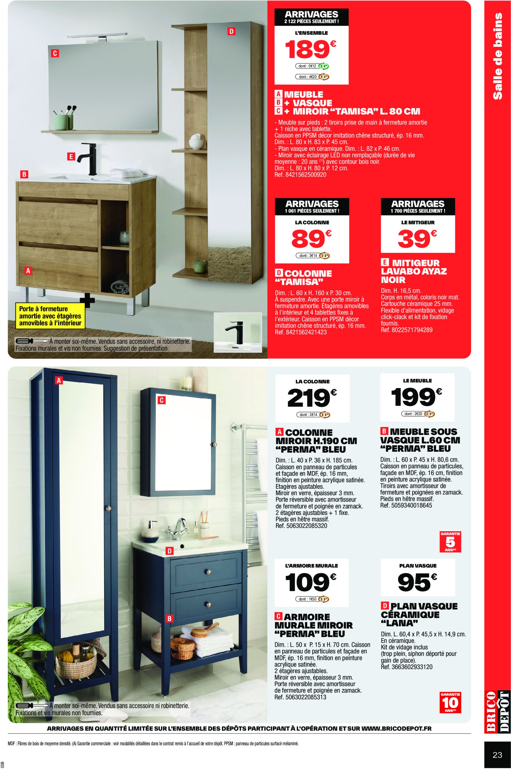brico-depot - Catalogue Brico Dépôt valable dès 04/04 - 17/04 - page: 23