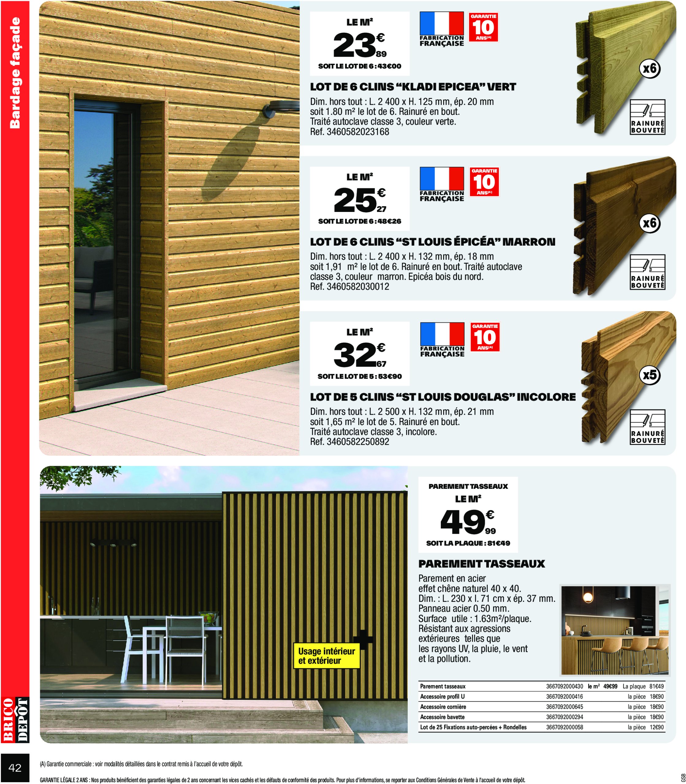 brico-depot - Catalogue Brico Dépôt valable dès 11/04 - 29/05 - page: 42 brico-depot - Catalogue Brico Dépôt valable dès 11/04 - 29/05 - page: 42