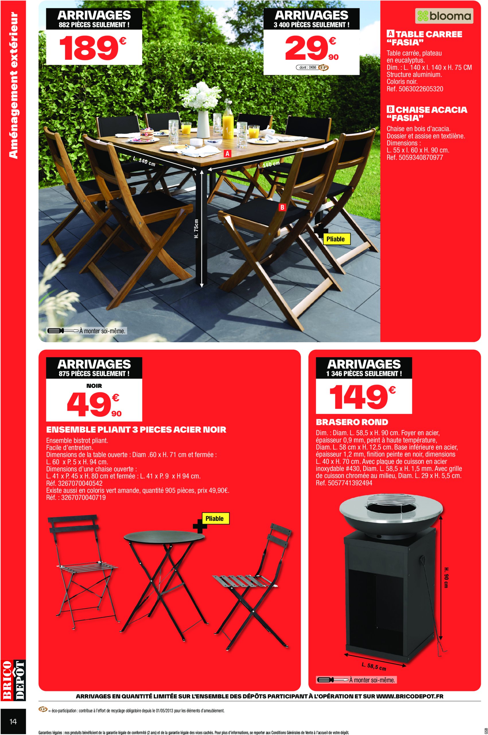 brico-depot - Catalogue Brico Dépôt - Spécial Construction valable dès 23/05 - 05/06 - page: 14